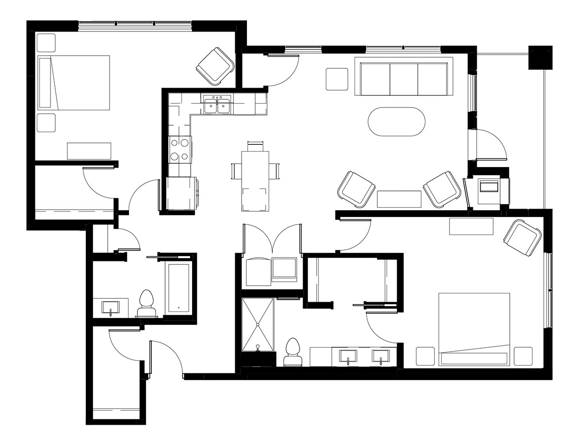 2D floor plan