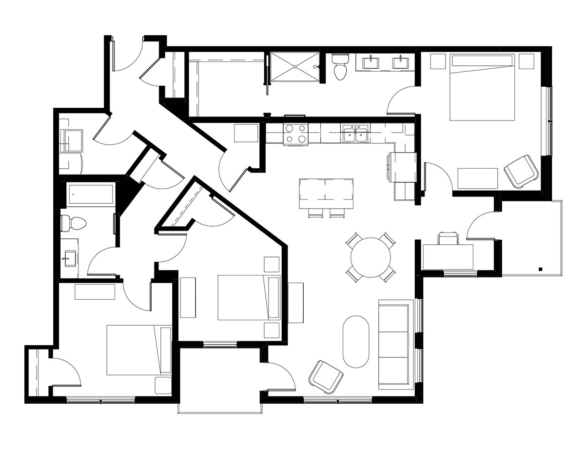 3B floor plan