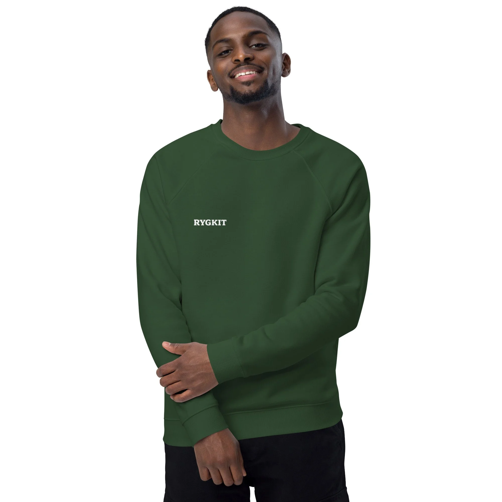 unisex-organic-raglan-sweatshirt-bottle-green-front-2-6a1ac913a4ae9.jpg