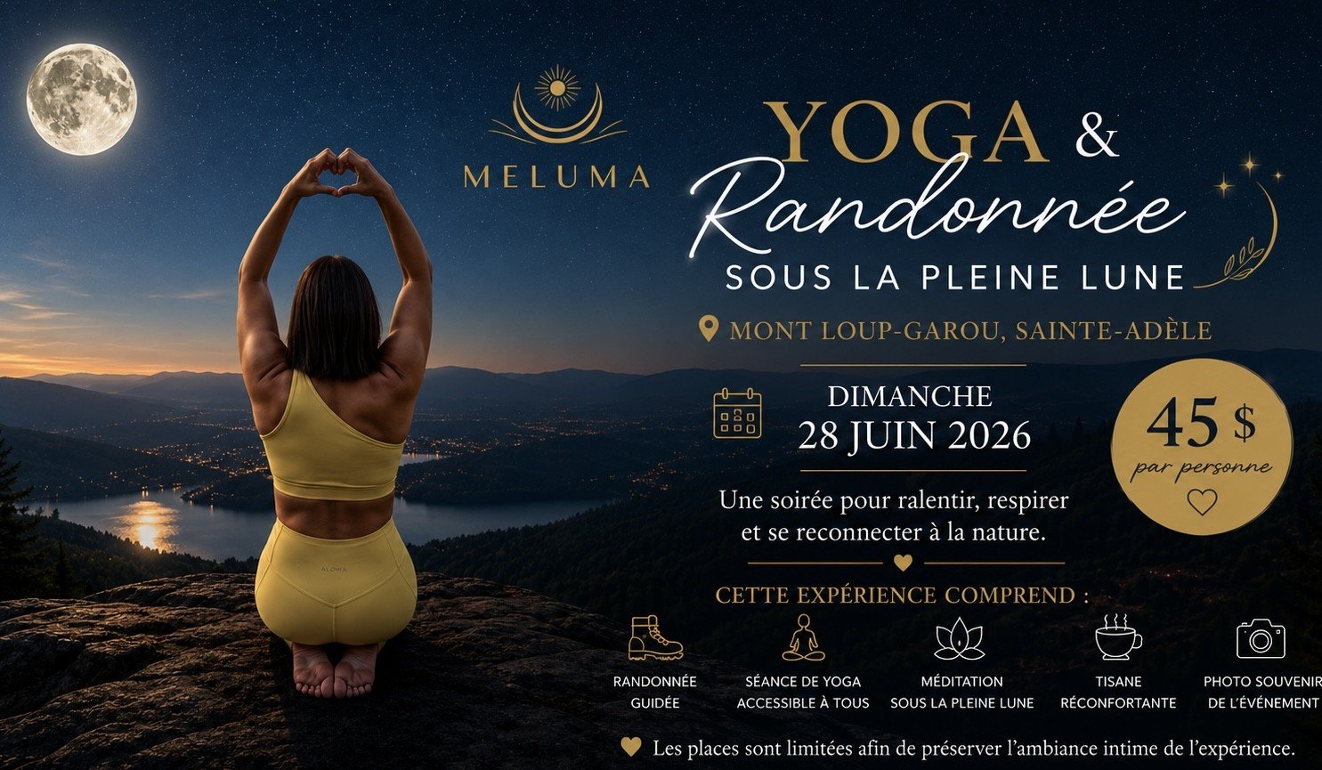 Yoga & Randonnée sous la Pleine Lune