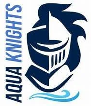 Aquat Knights logo with a stylized knight's helmet and a wave underneath.
