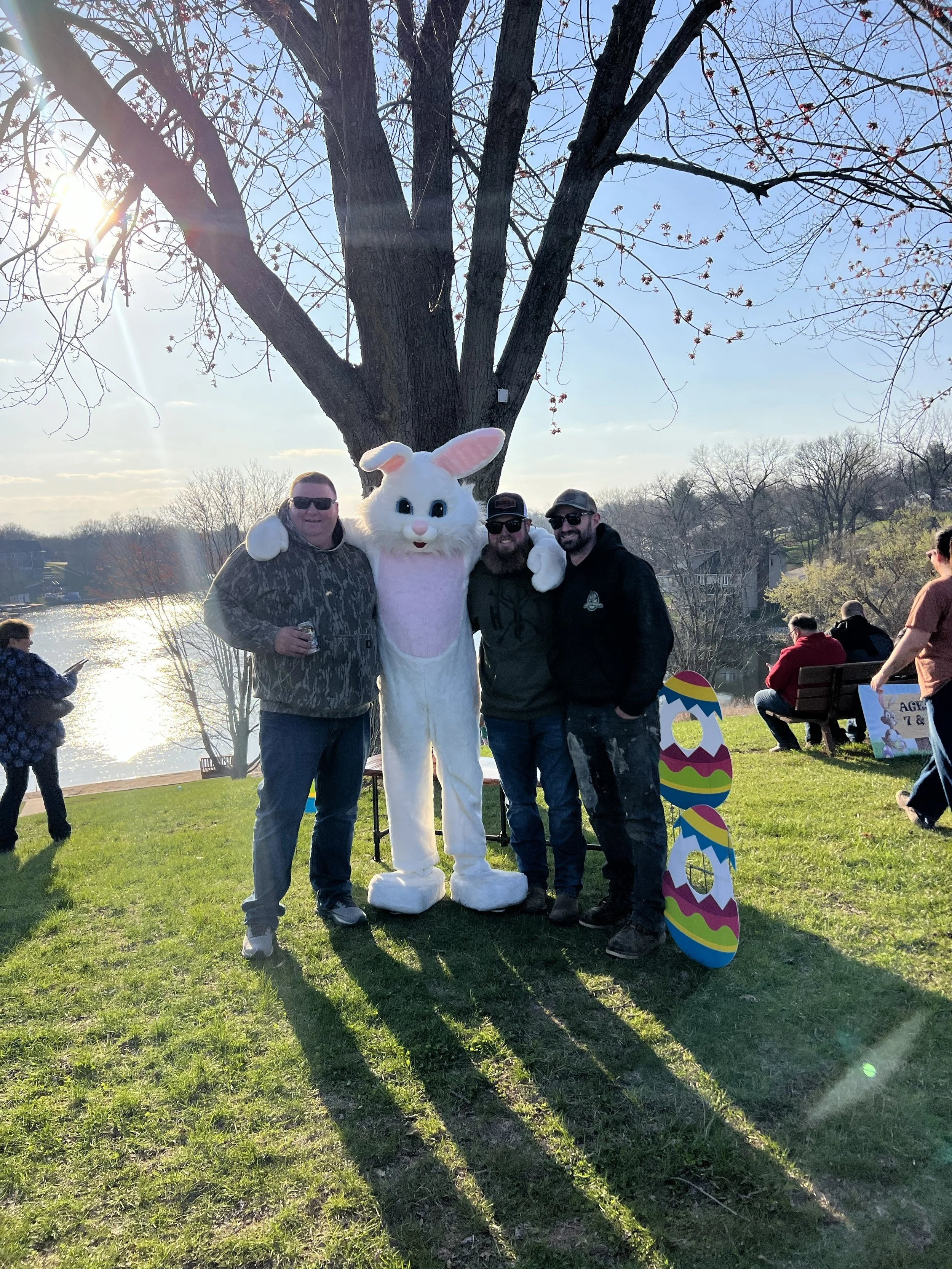 Pictures with the Easter Bunny