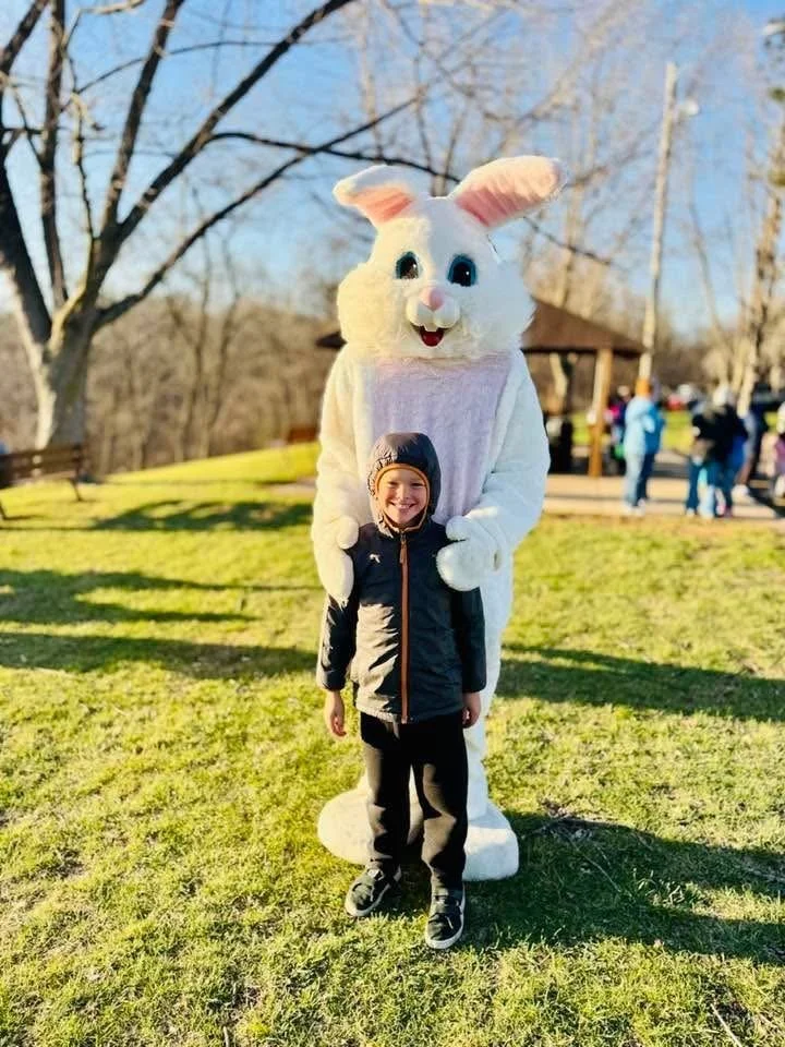 Pictures with the Easter Bunny