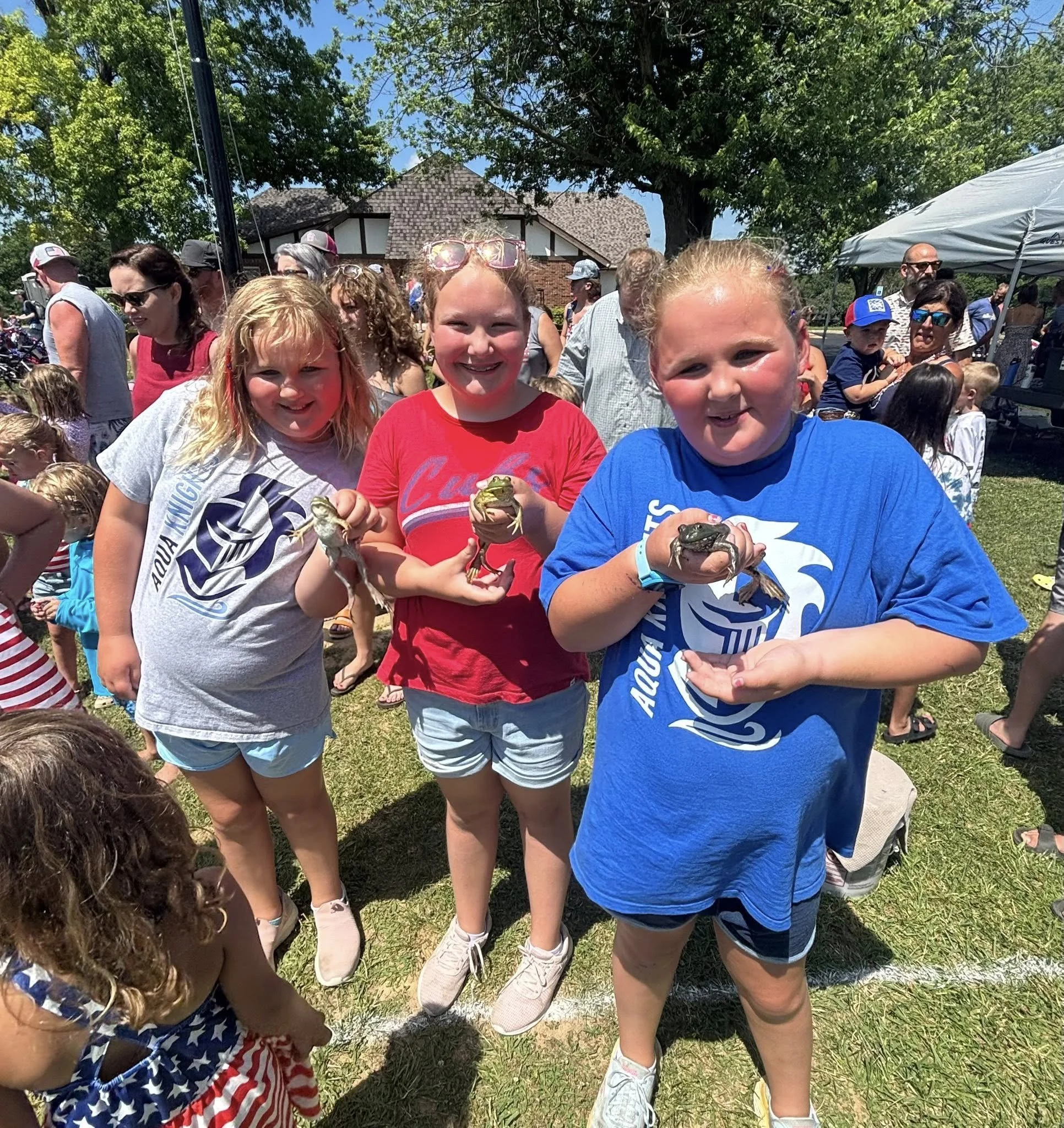 4th of July Frog Jump Contest
