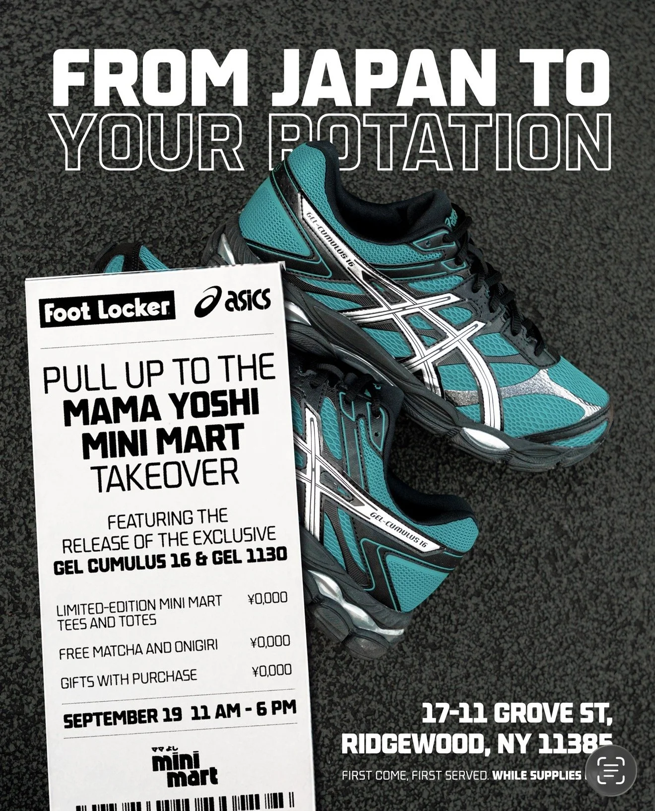 Asics x Foot Locker 