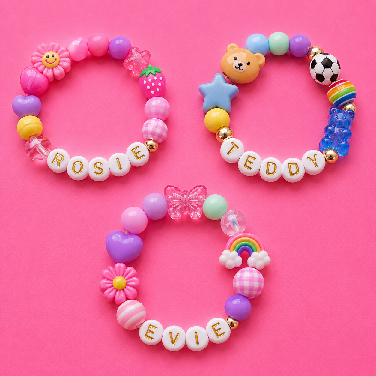 Make matching bracelets for you and your Cuddly