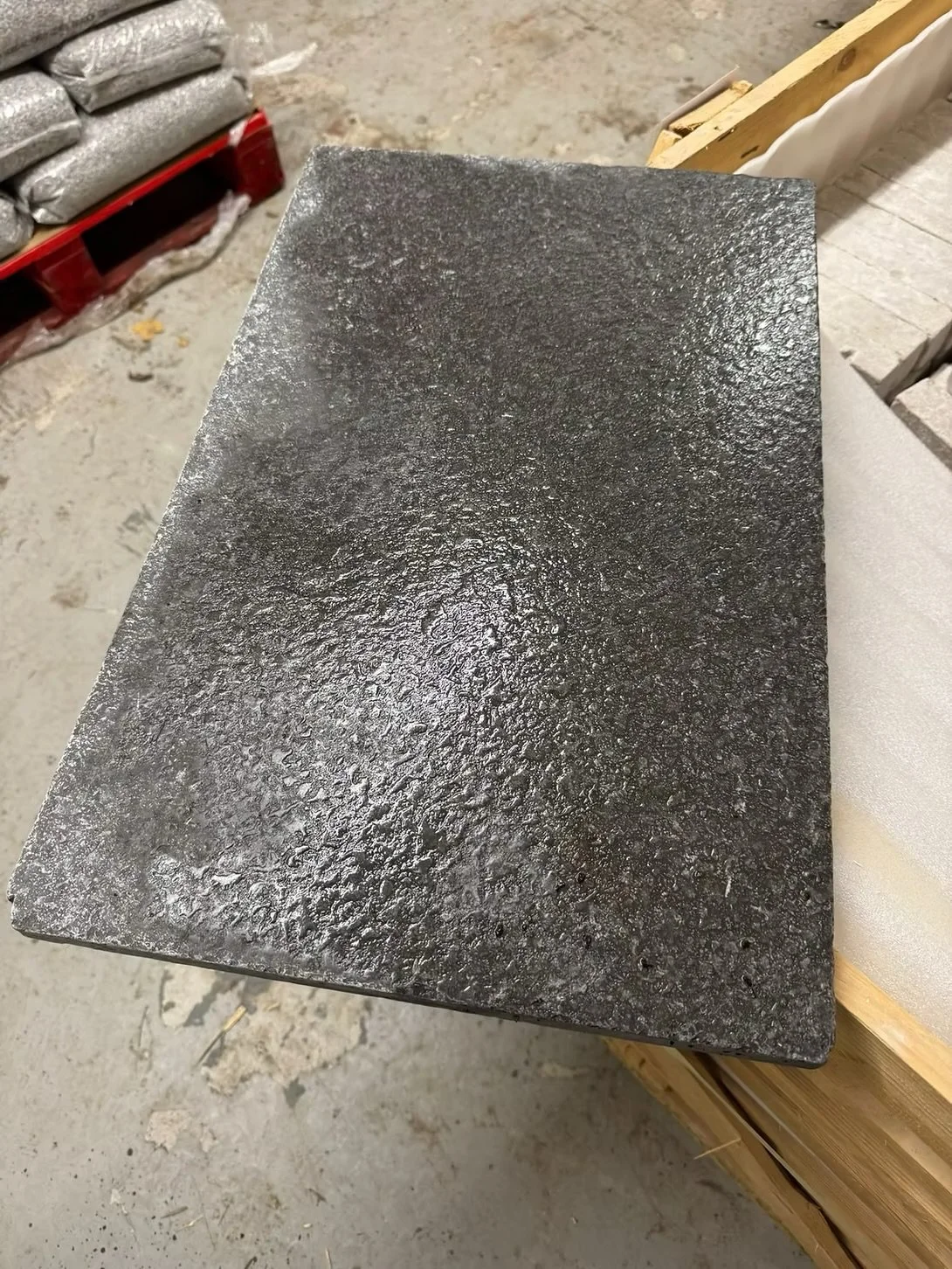Sinai Pearl Dark Grey Acid Washed & Tumbled