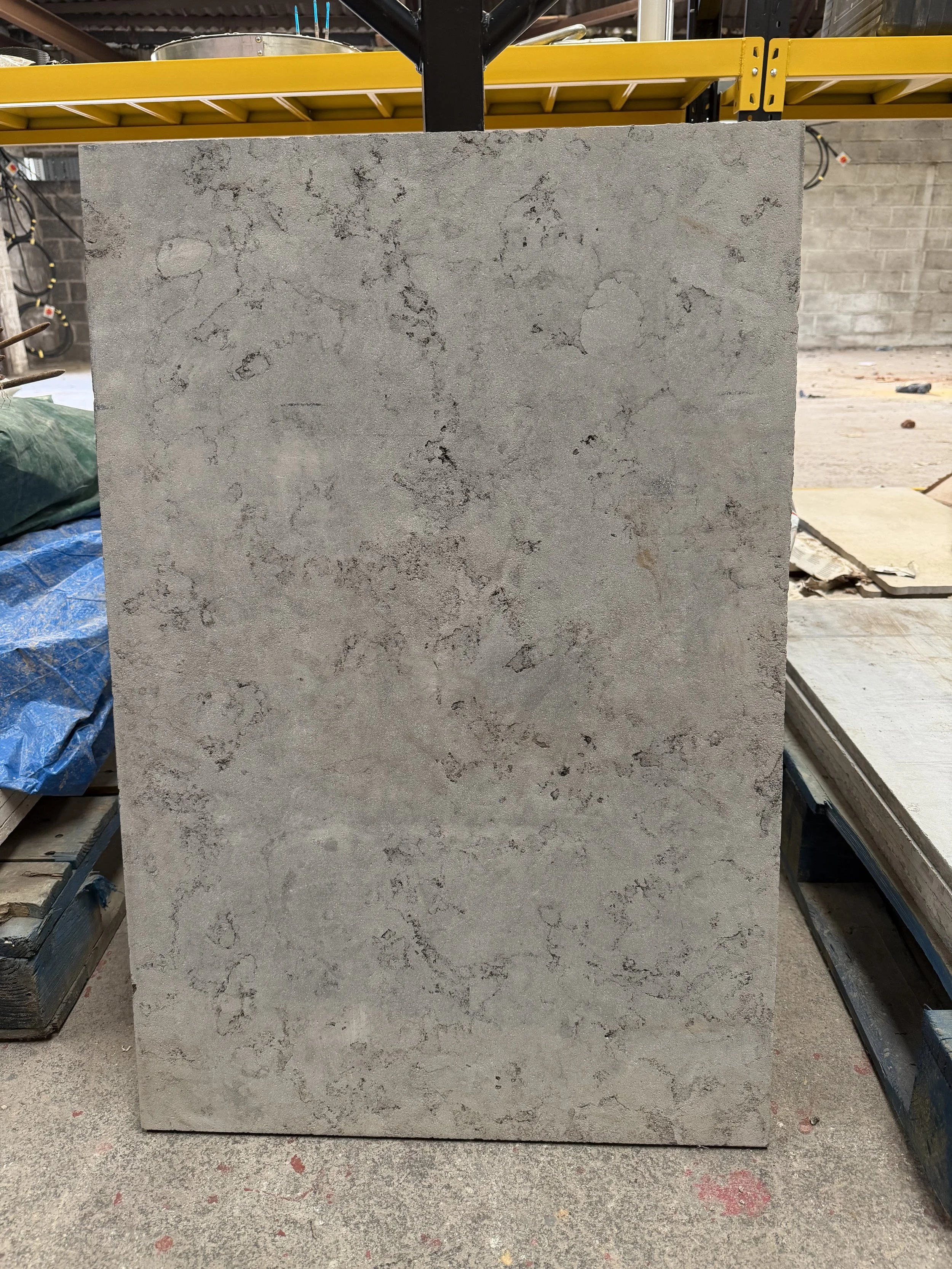 Sinai Pearl Dark Grey Sand Etched & Sawn Edge