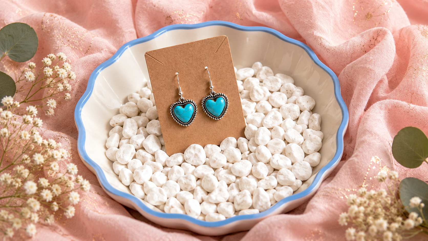 Turquoise Hearts