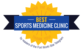 Best Sports Medicine Clinic by readers of the Fort Worth Star Telegram