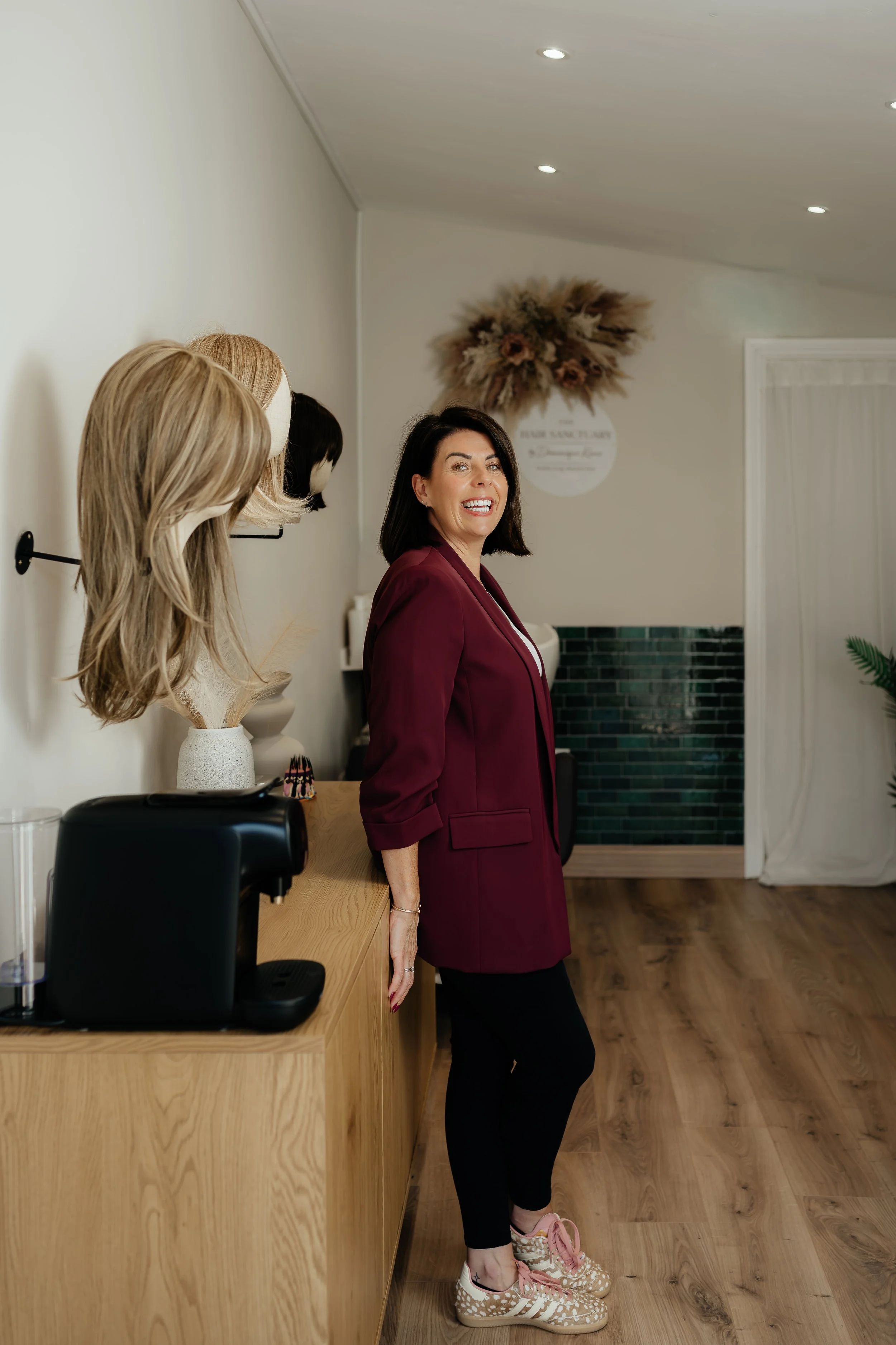 Dominique Kane, The Hair Sanctuary salon, Dublin and Wicklow. Wigs