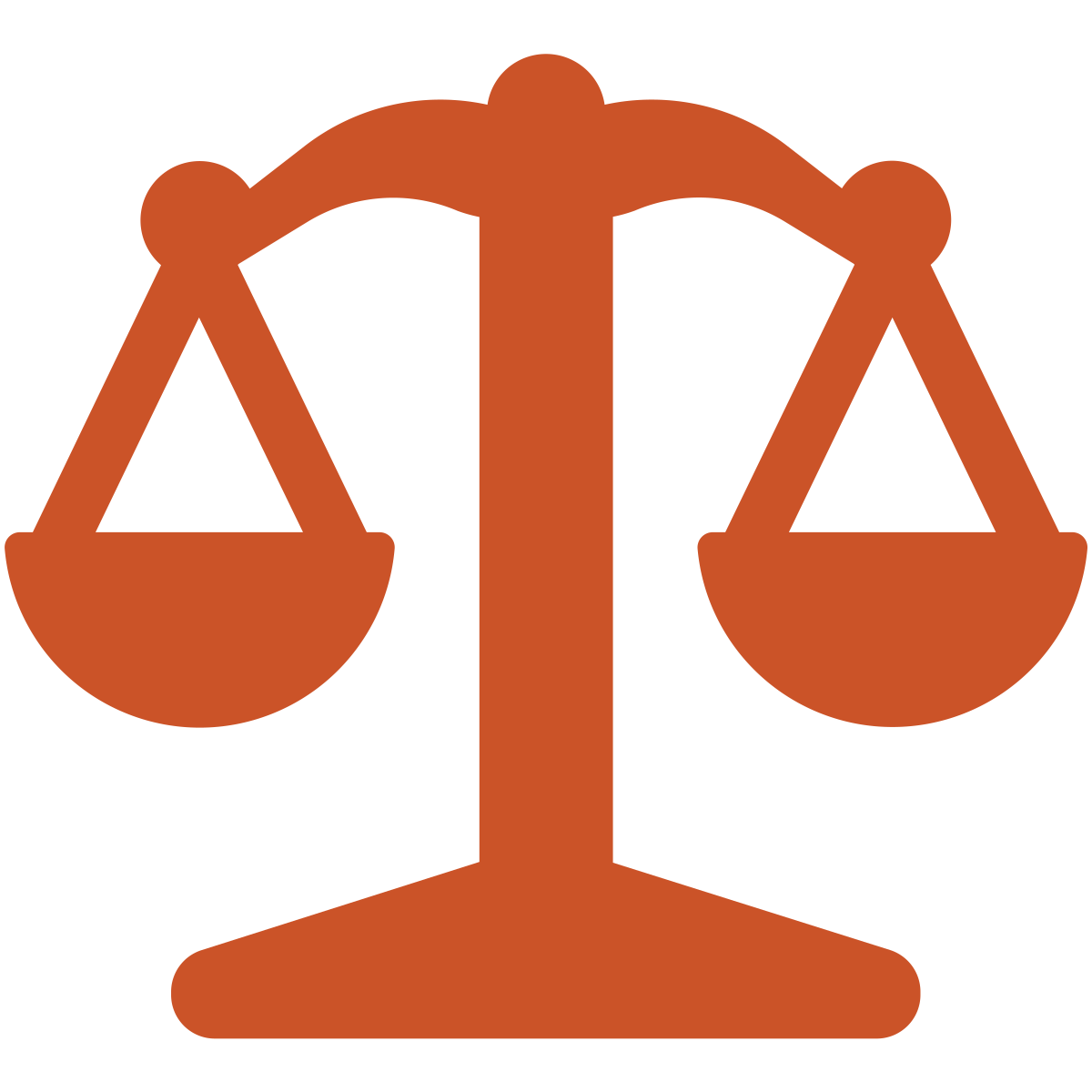 An icon of a balance scale, representing justice or legal matters.