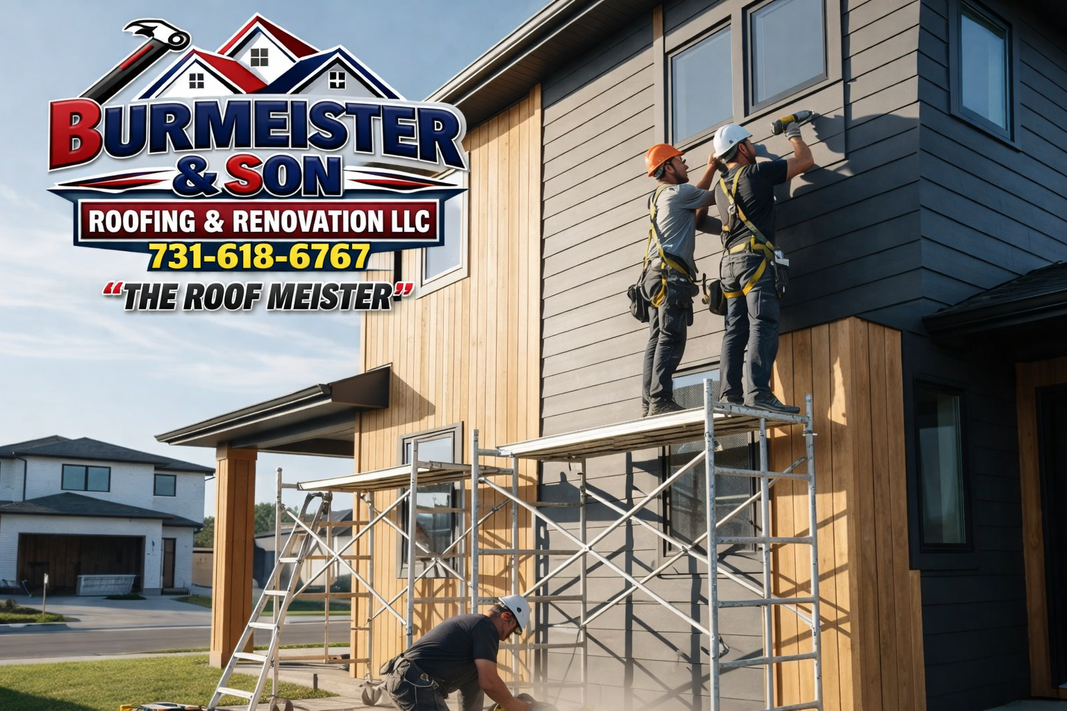 Gutters, Siding, Drywall, Paint, and other Home Renovations.
