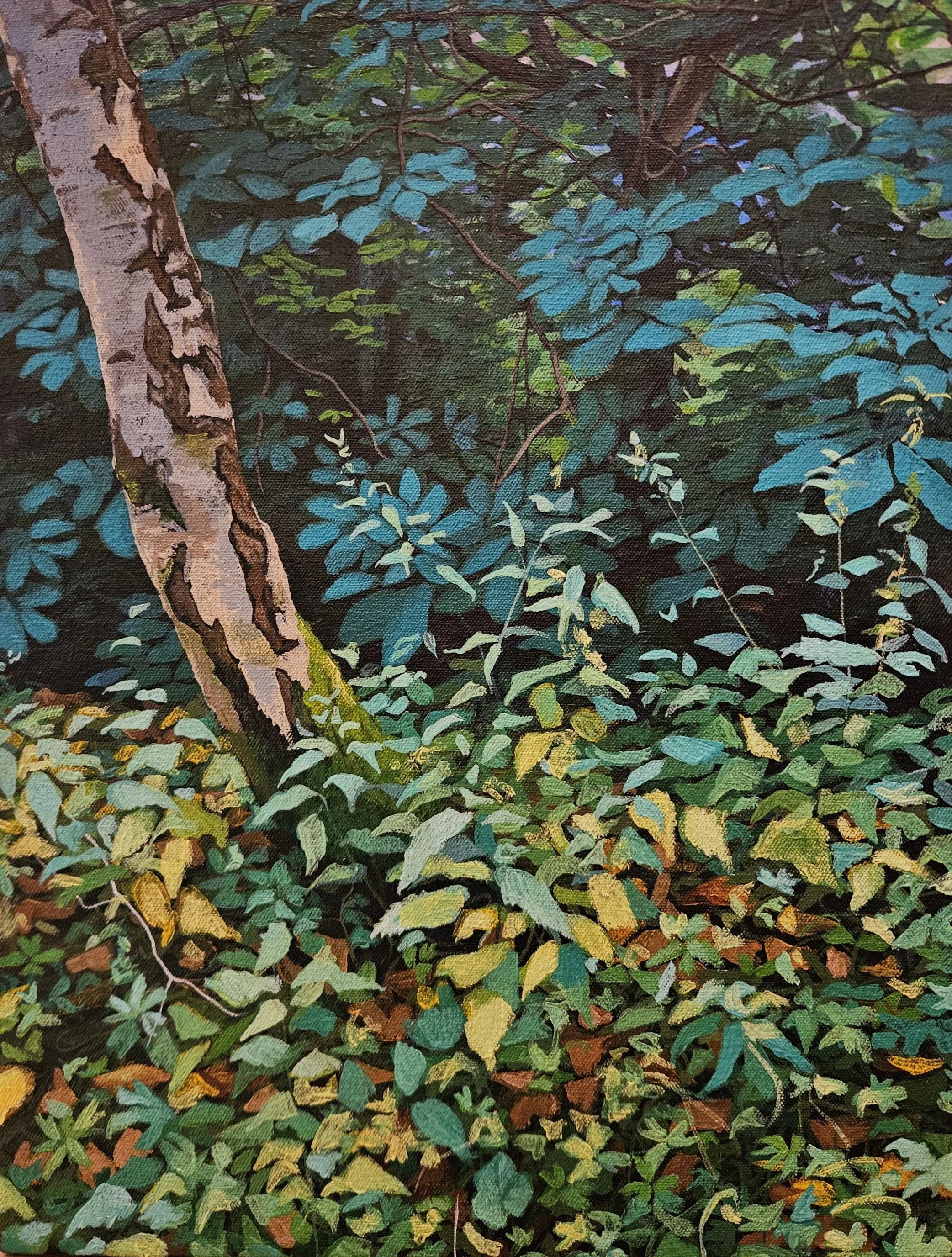 Turquoise Chestnut Leaves