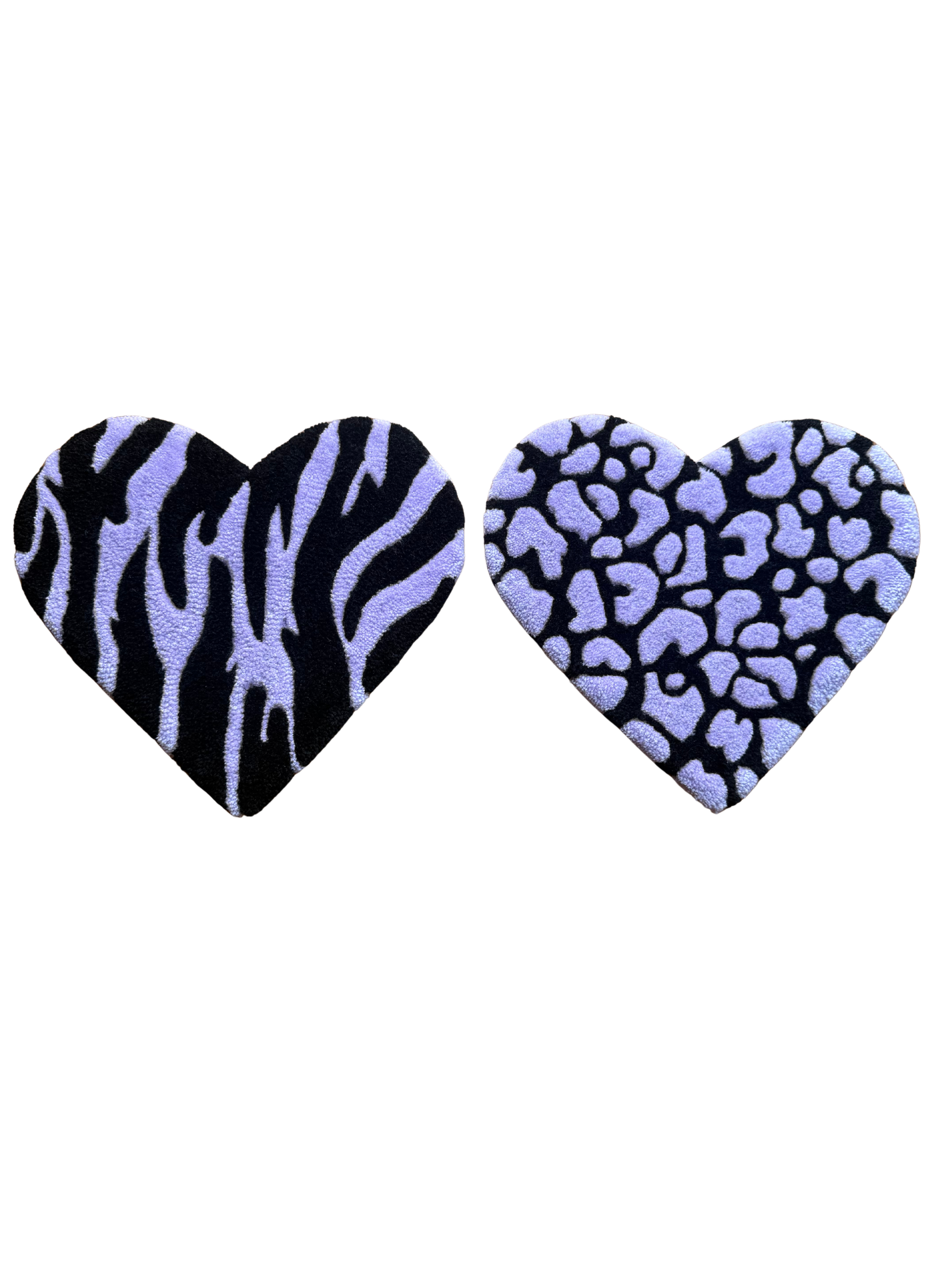 Leopard & Cheetah Hearts