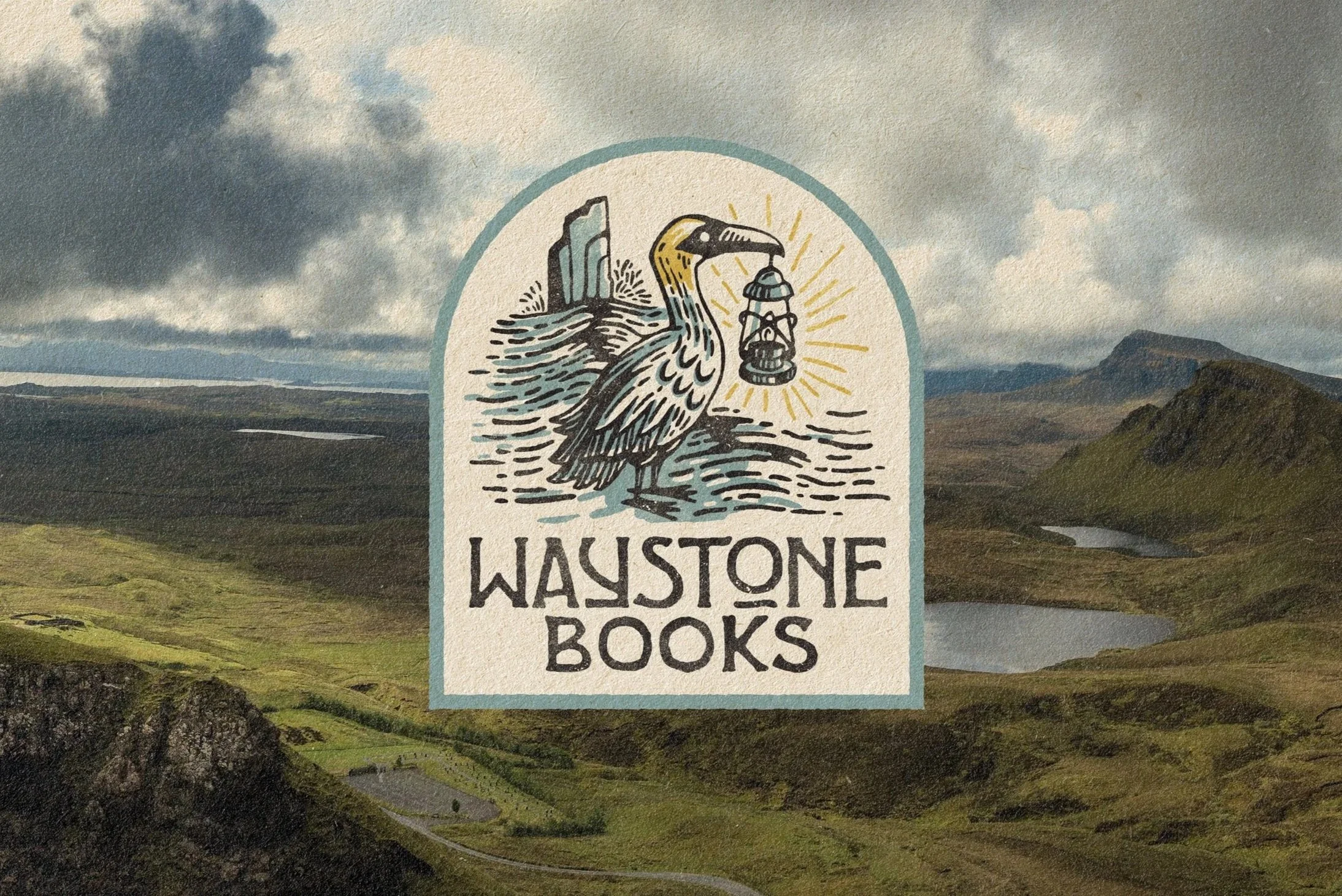 Waystone Books Branding