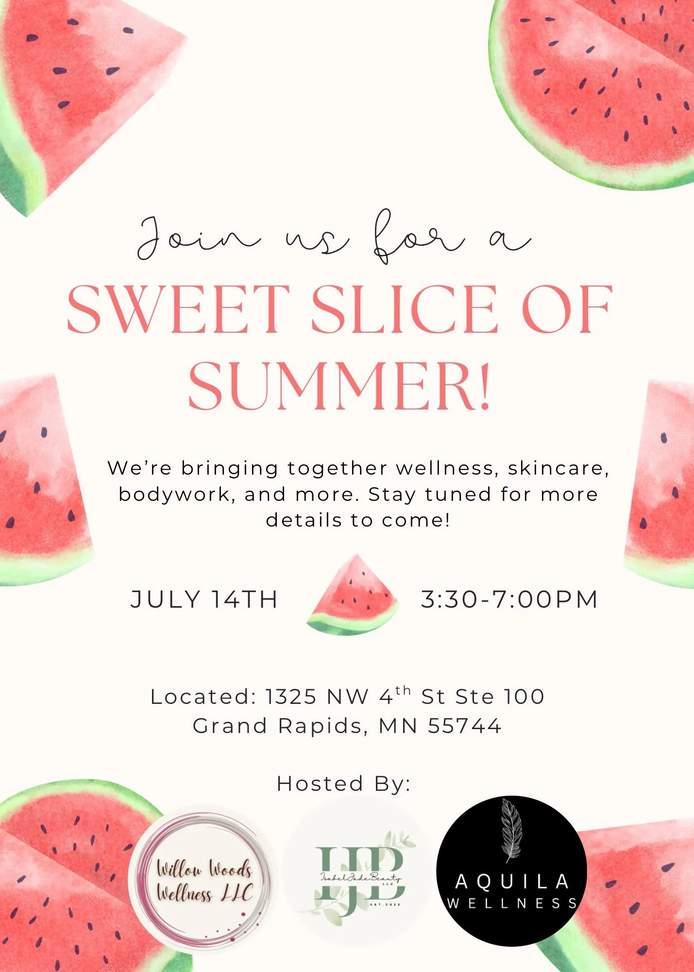 Open House July 14th!