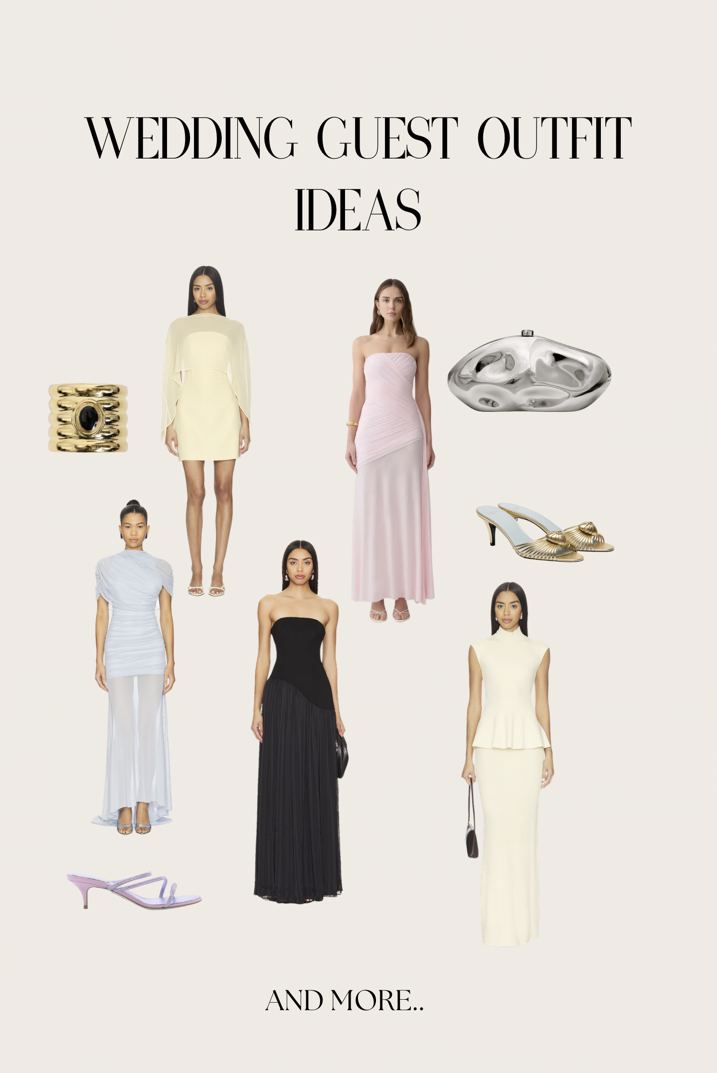 Wedding Guest Outfit Ideas: Elegant &amp; Modern Dresses