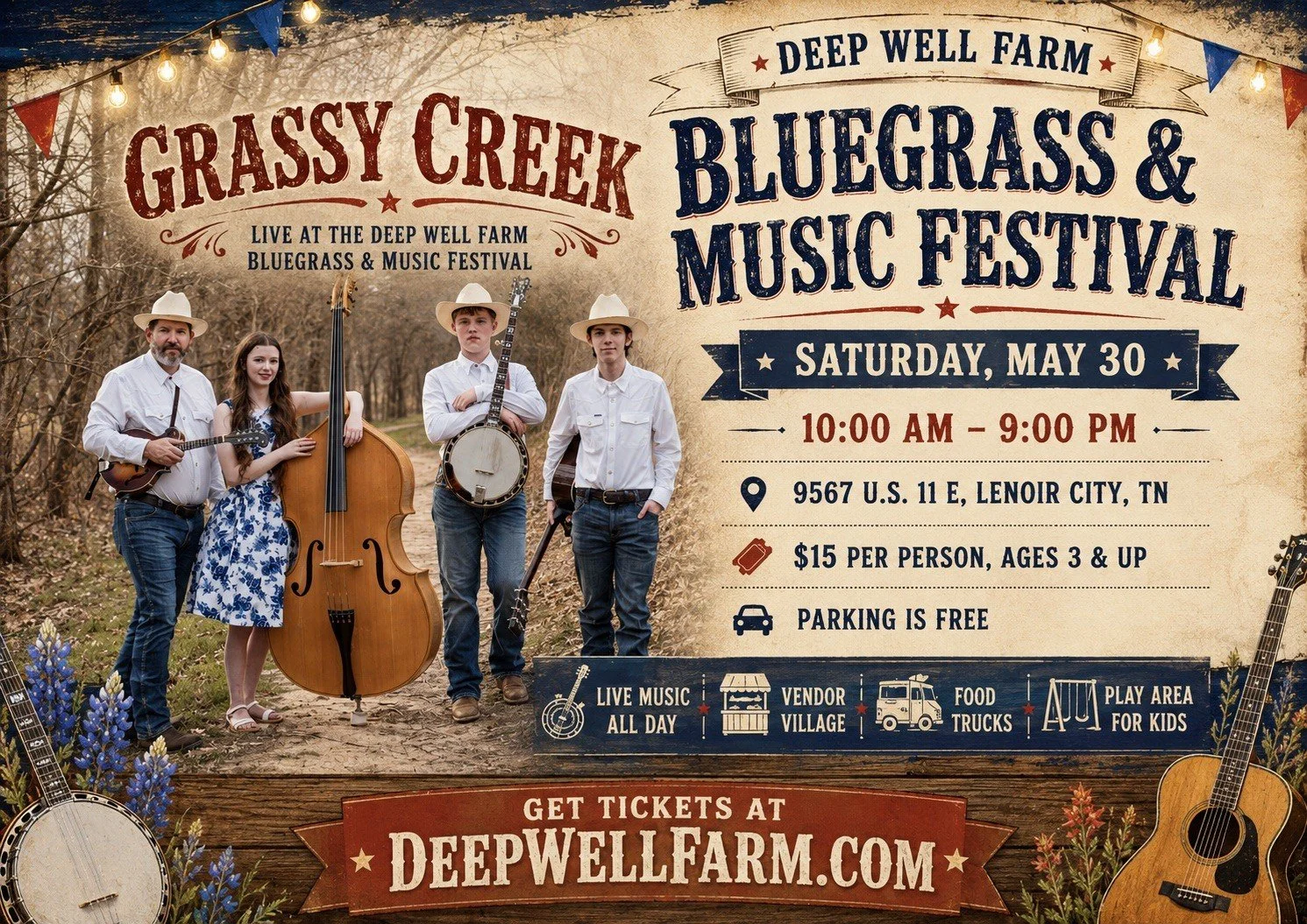 Deep Well Farm Bluegrass & Music Festival