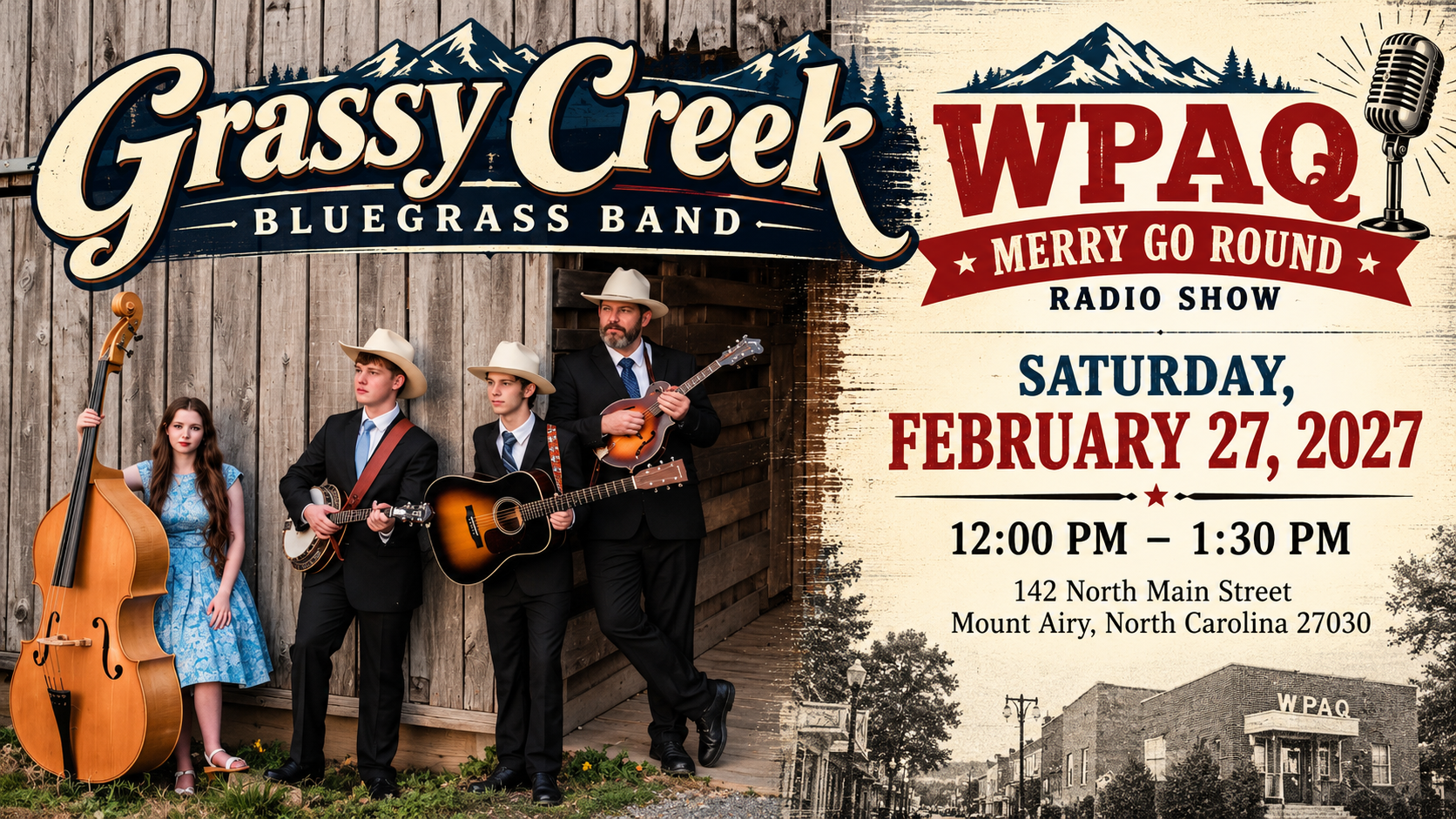 WPAQ Merry go Round Radio show