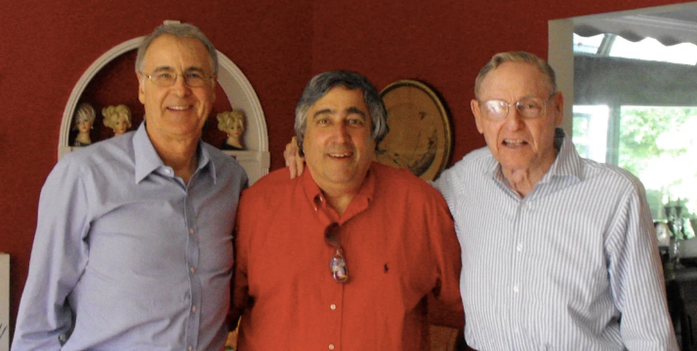 Gail Goodrich, Elliott Haimoff and Bill Sharman