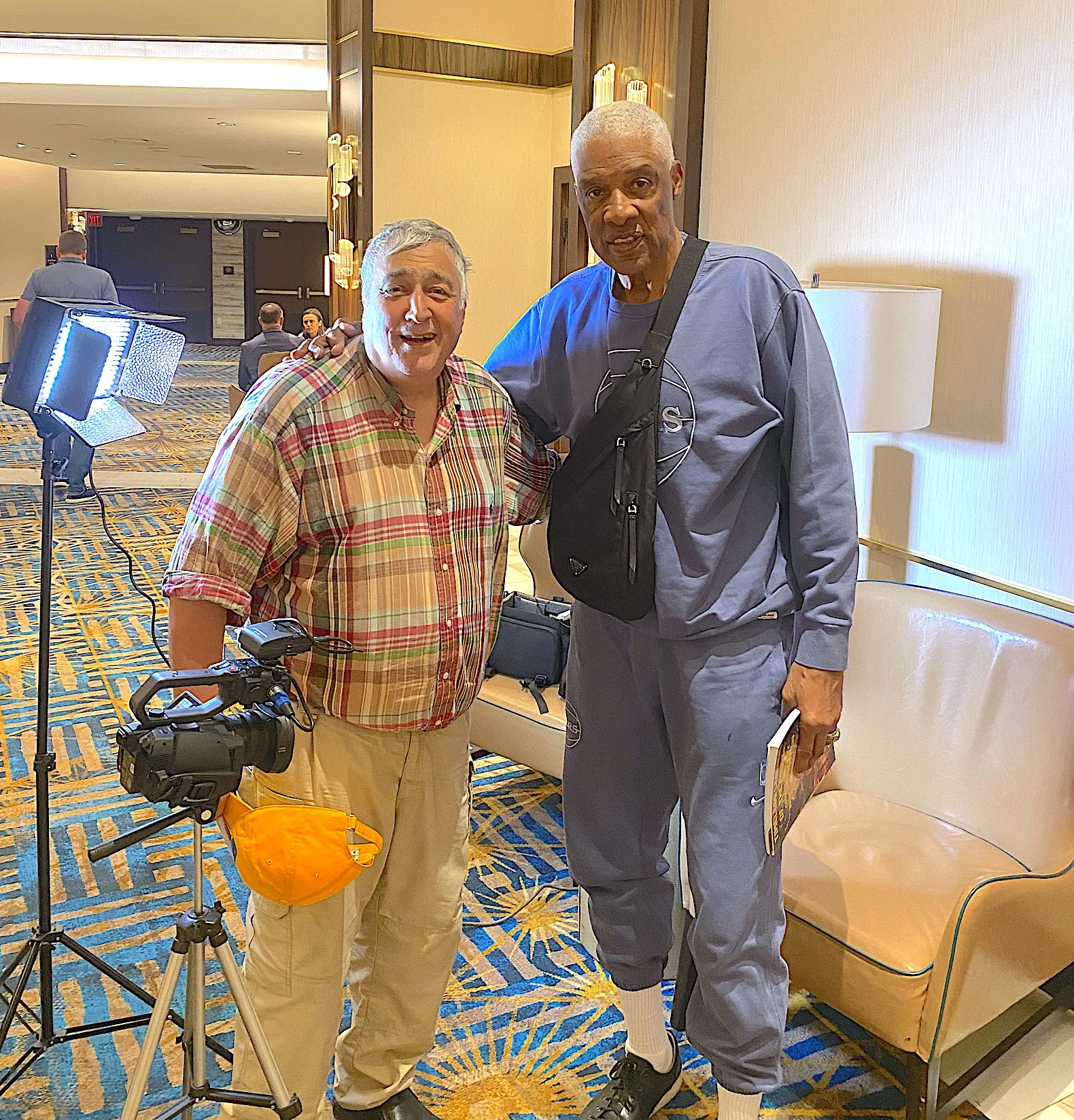 Elliott & Julius Erving - posing.jpg