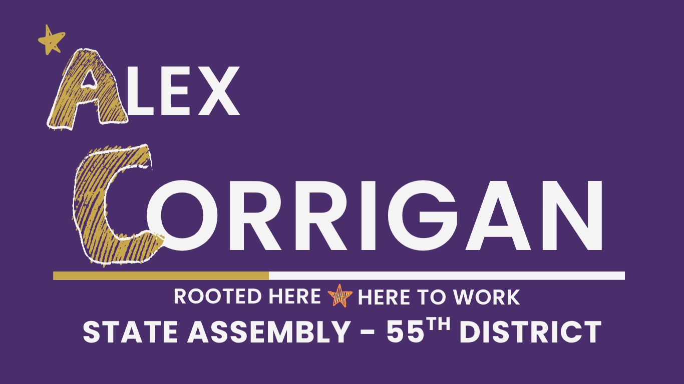 Alex Corrigan for 55th