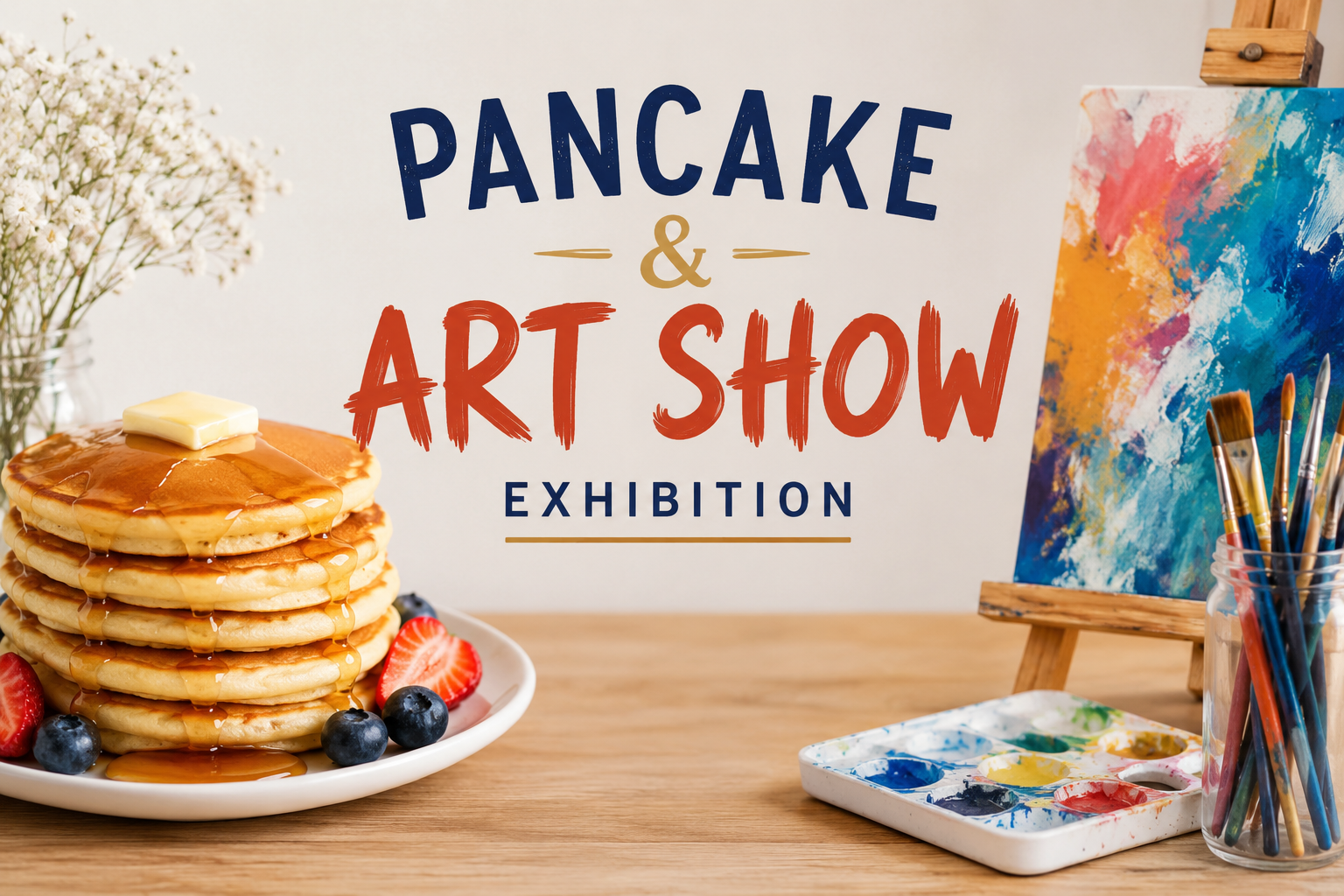 Pancakes and Booze Art Show