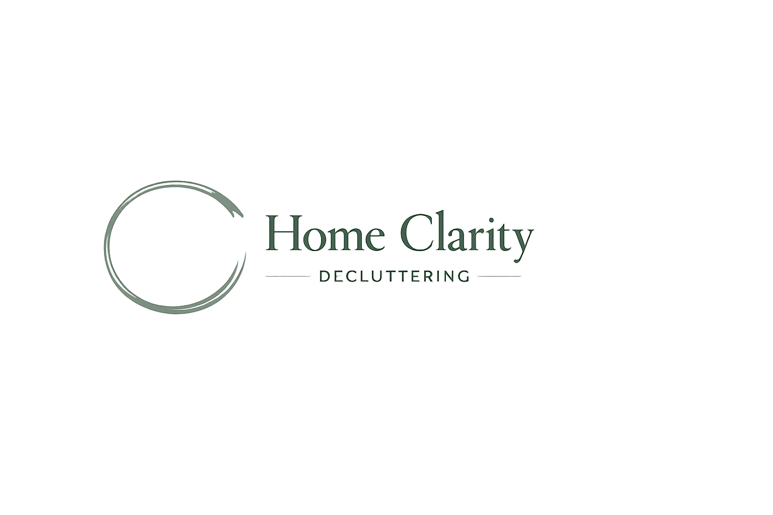 Home Clarity Decluttering business logo  Bedale, North Yorkshire.