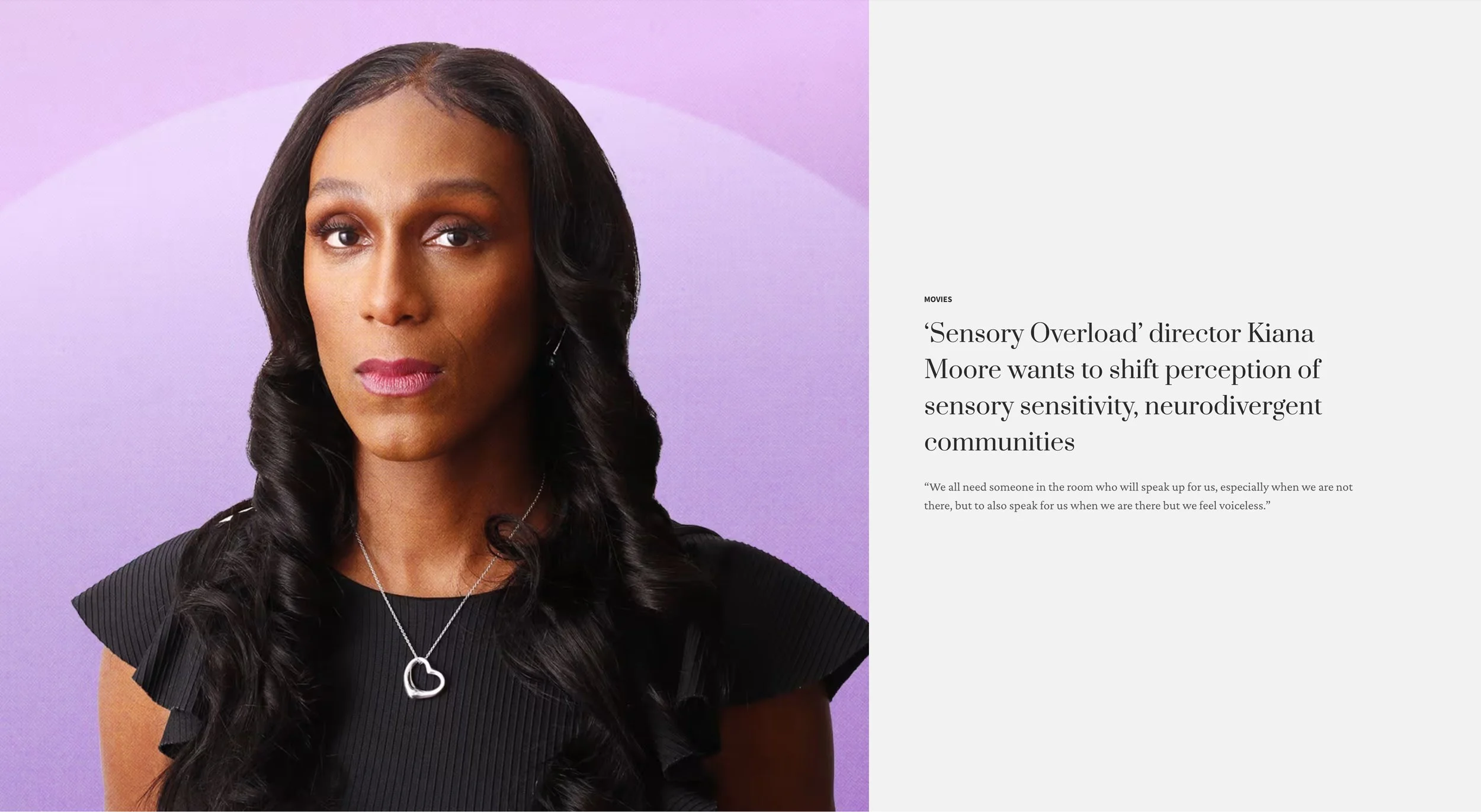 ‘Sensory Overload’ director Kiana Moore wants to shift perception of sensory sensitivity, neurodivergent communities
