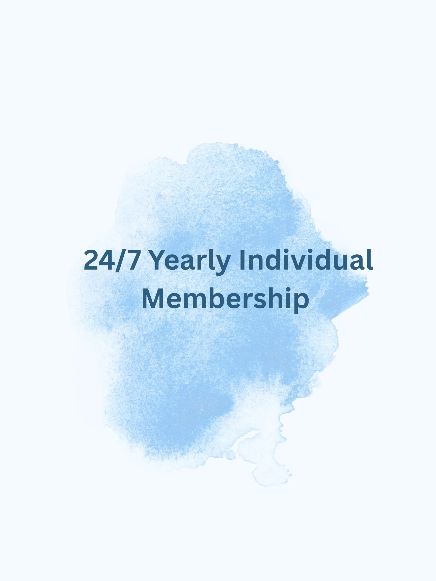 24/7 Yearly Individual Membership