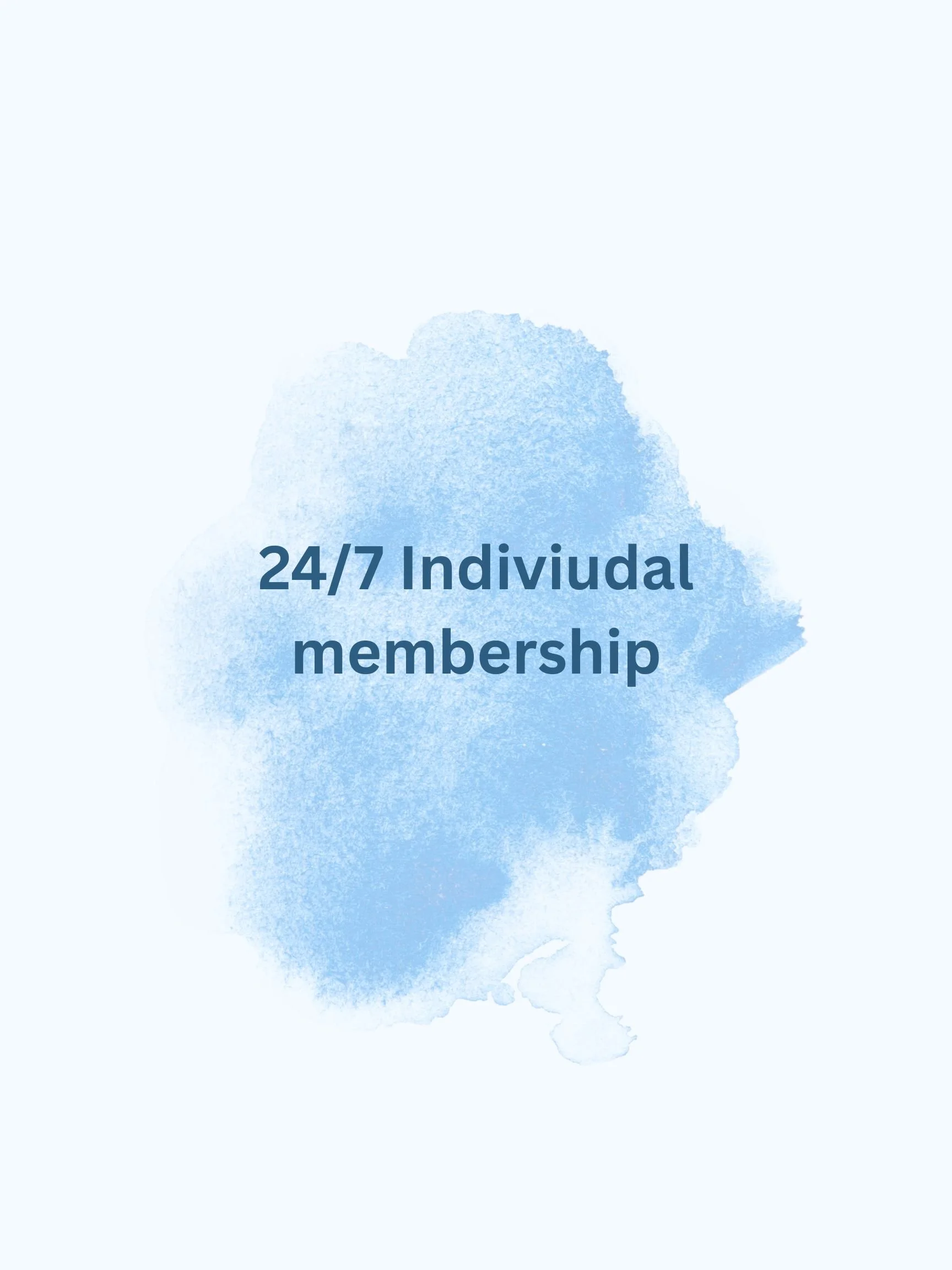 24/7 Individual Membership