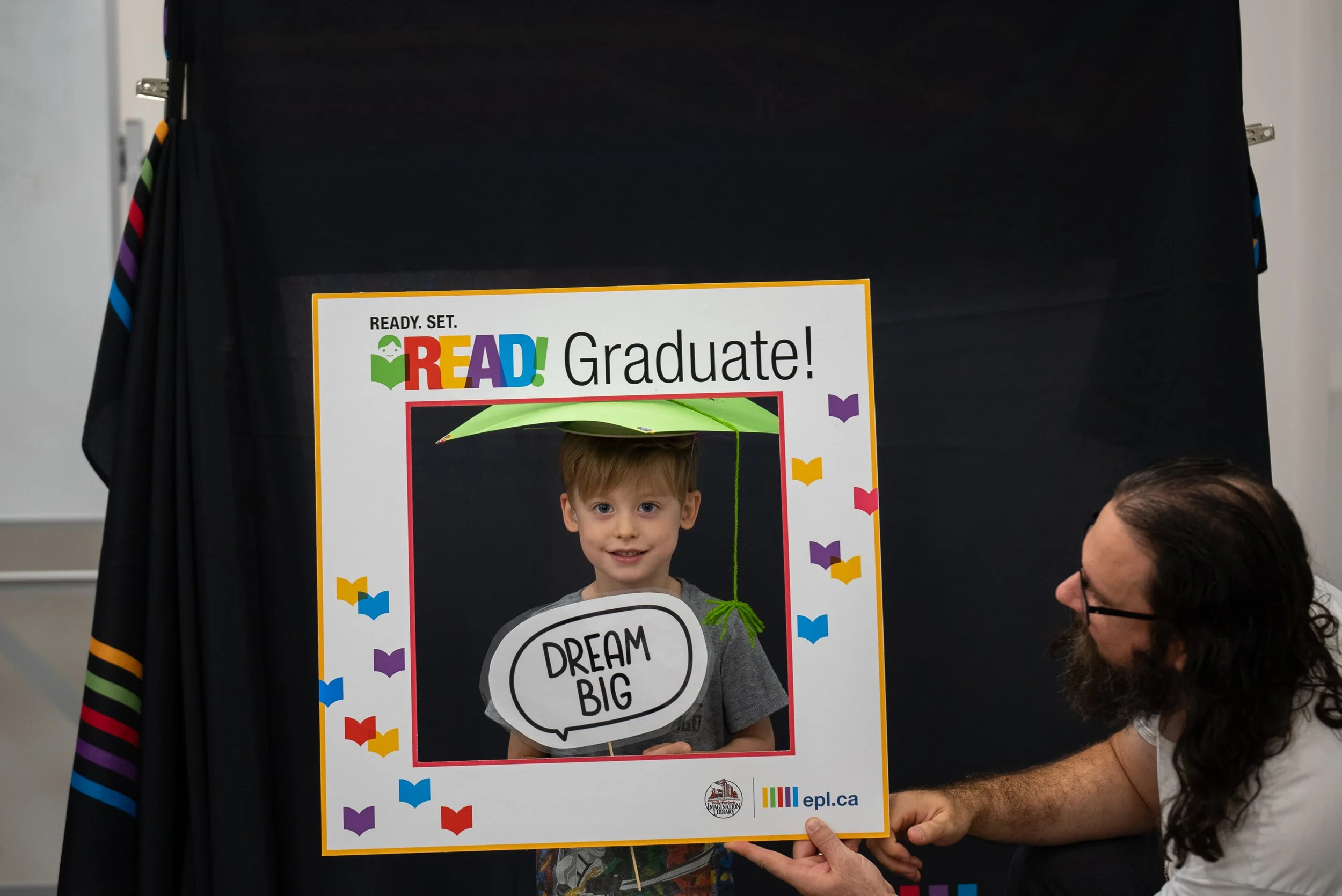 Ready Set Read graduate posing for a photo