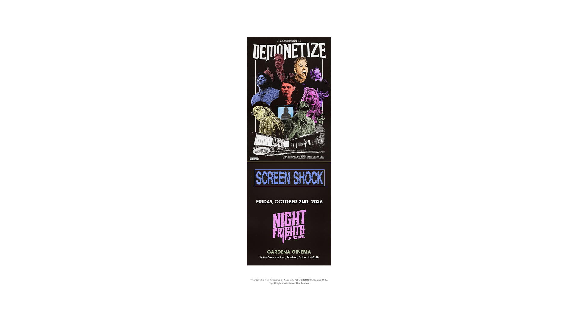 DEMONETIZE Ticket: Screening Friday