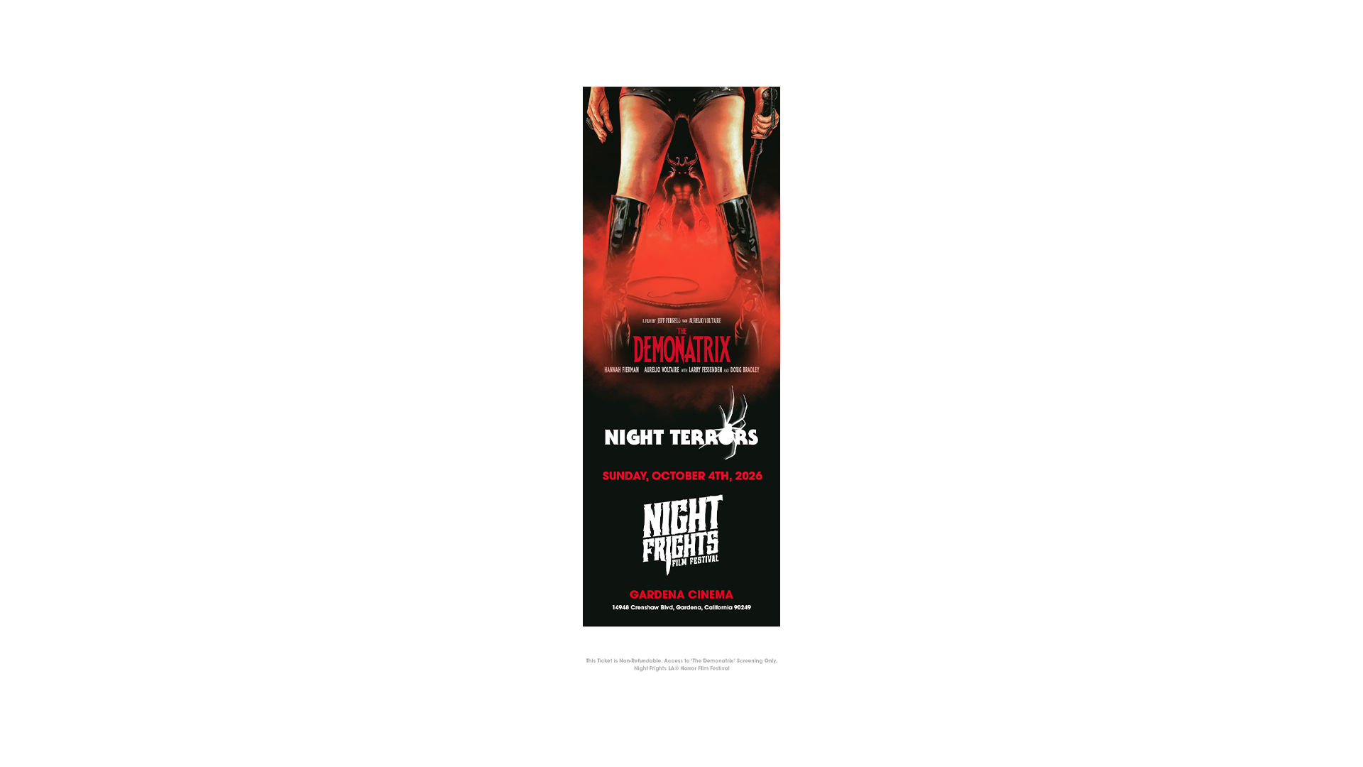 'The Demonatrix' Ticket: Screening Sunday