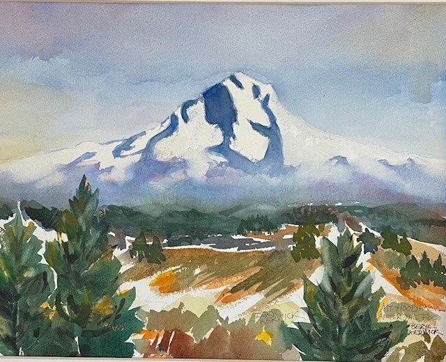“Mount Hood After the Fog” by Beryl Kerwick