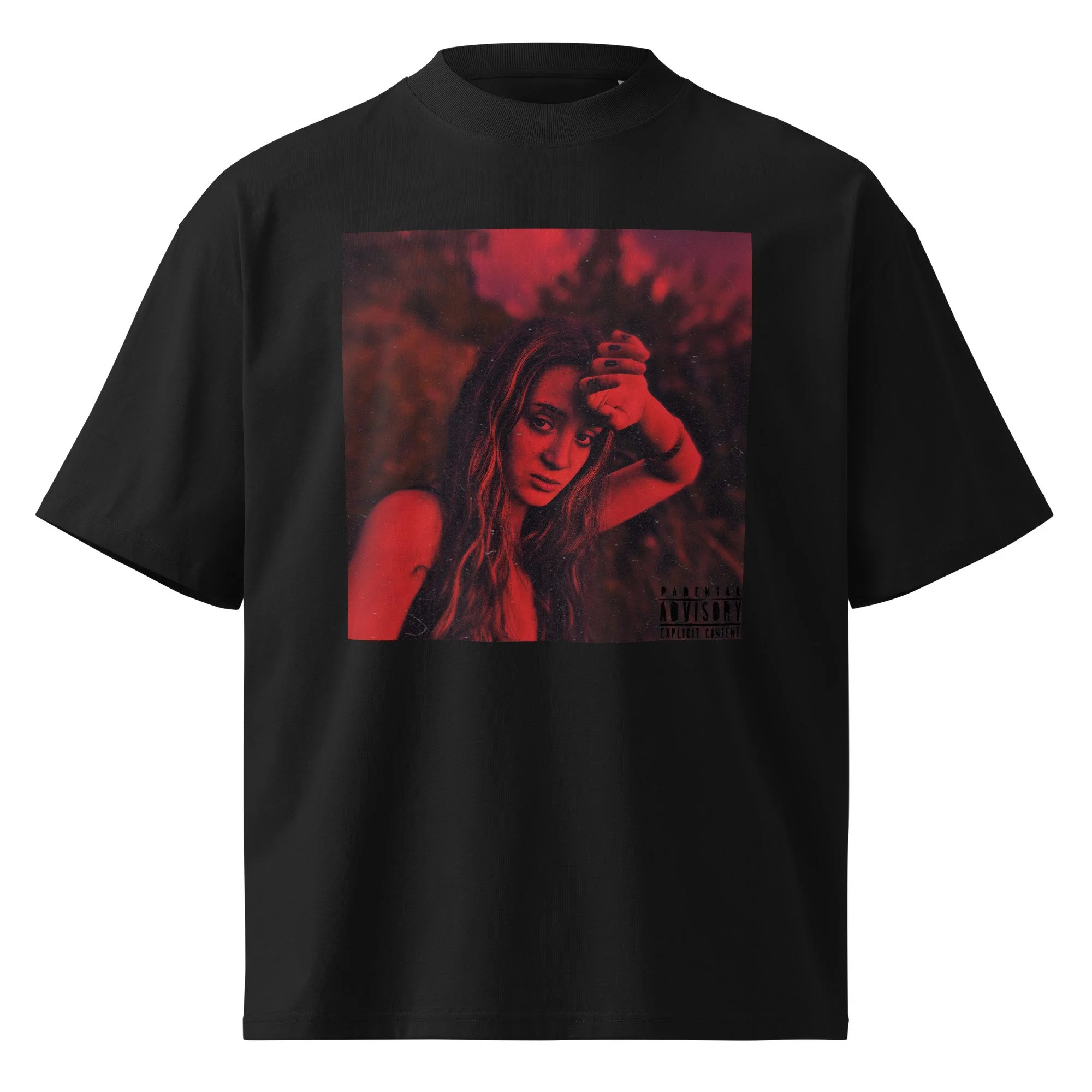 Miss Gr4ce Unisex organic oversized high neck t-shirt