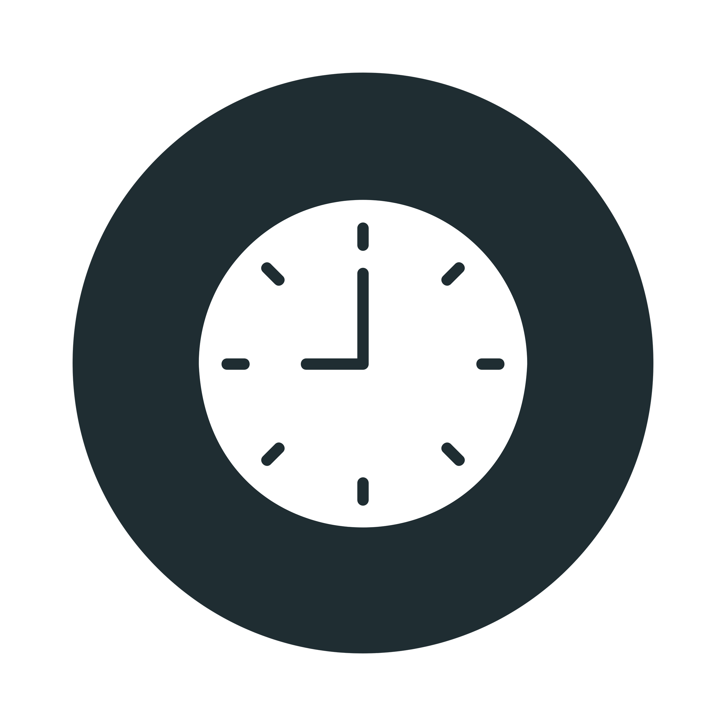 Graphic Icon of a Clock Symbolizing Time