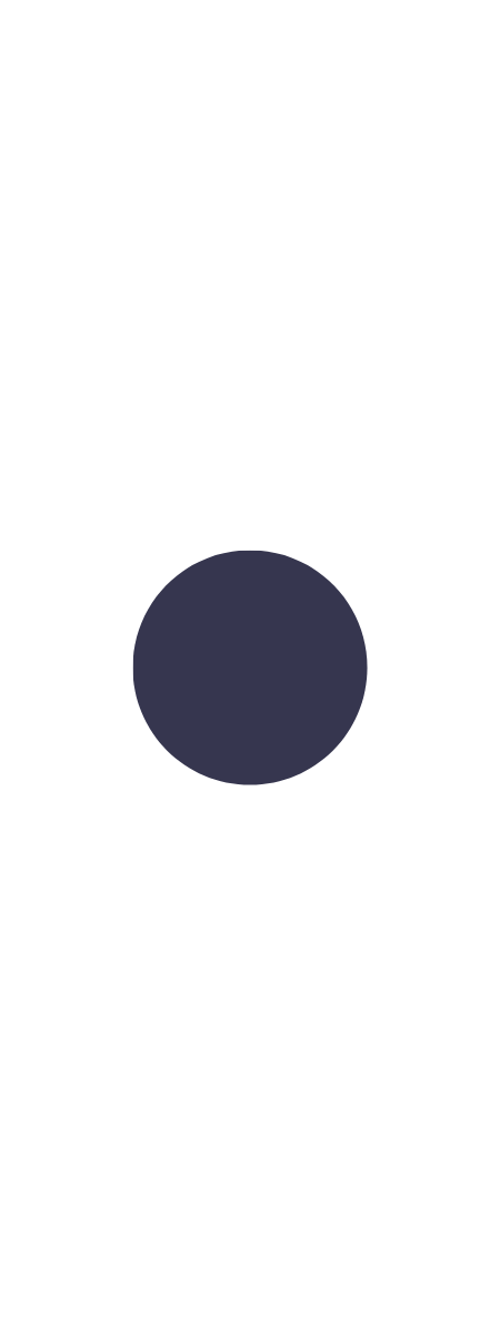 A black background with a dark gray circle in the center.