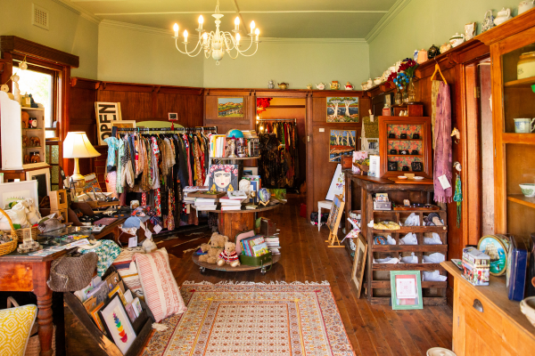 Ecclectic vintage shop.