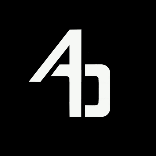 Stylized black and white logo with the overlapping letters and numbers 'A' and '43'.
