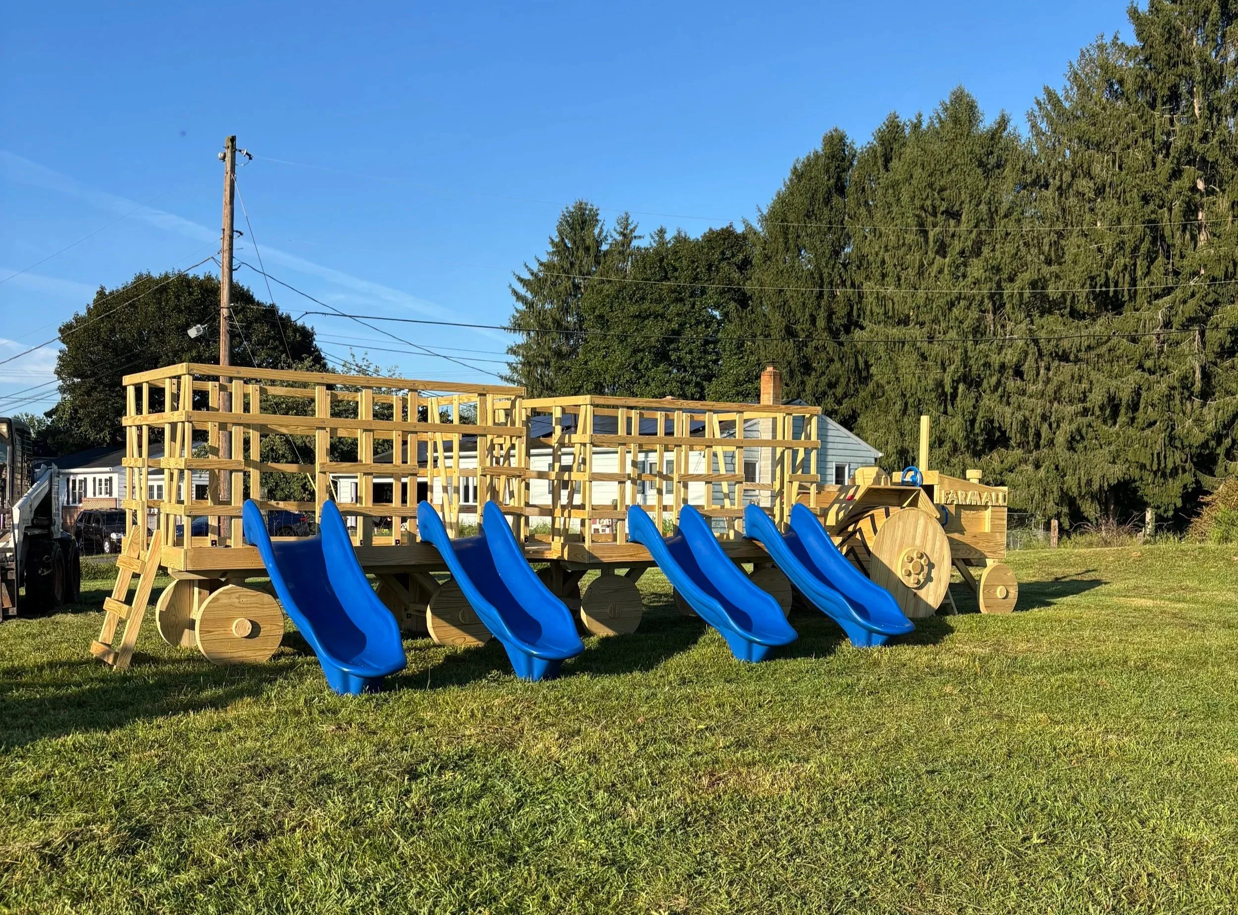 Tractor and Wagon Playset