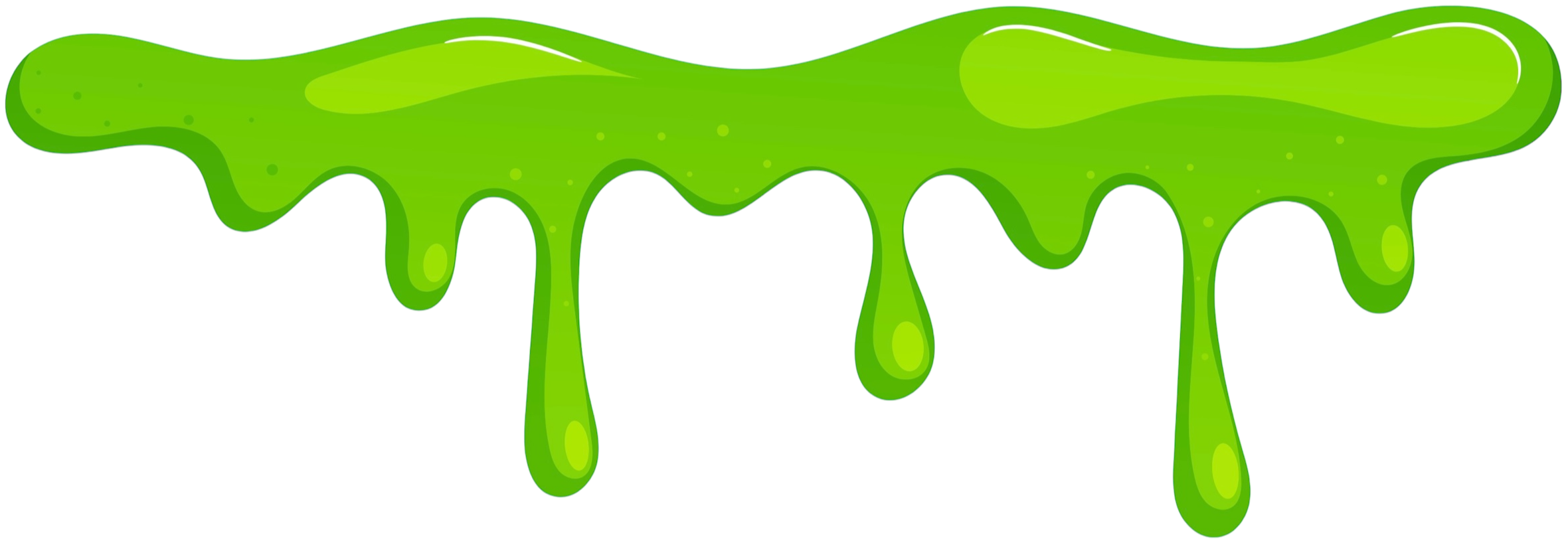 Green slime or goo dripping down from the top.