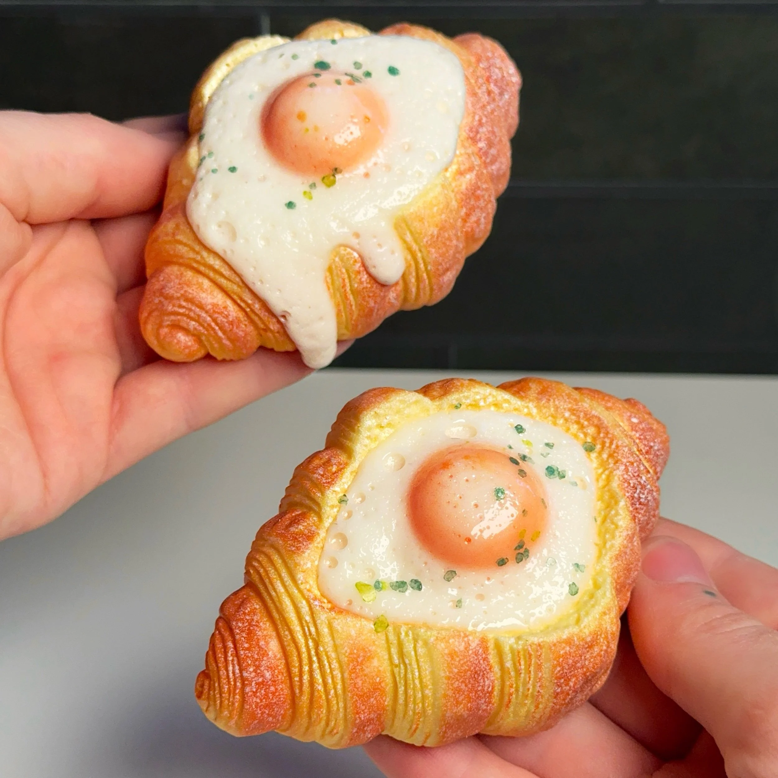 Eggy Baked Croissant Squishy (Mini)