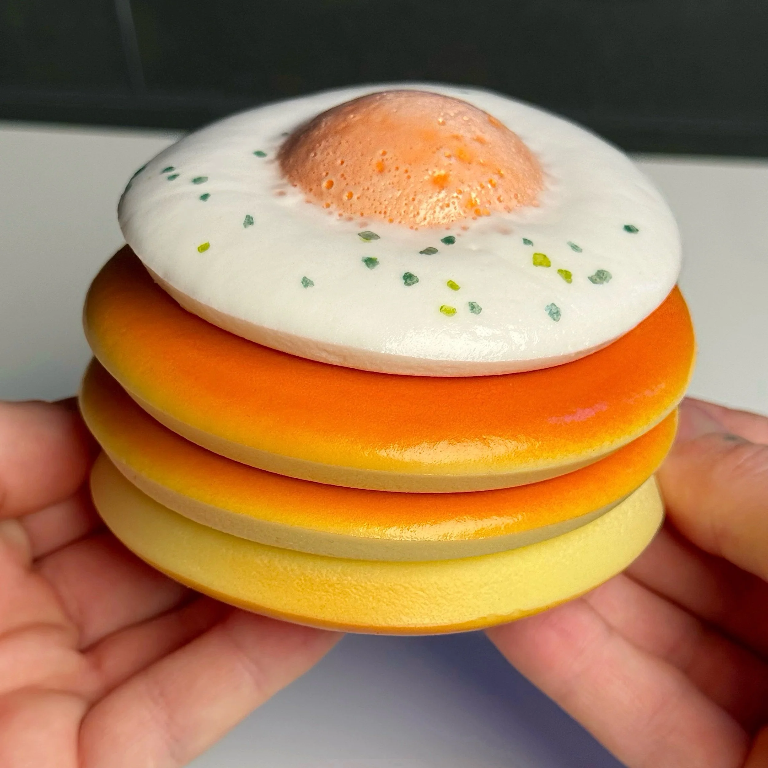 Eggy Pancake Stack Squishy