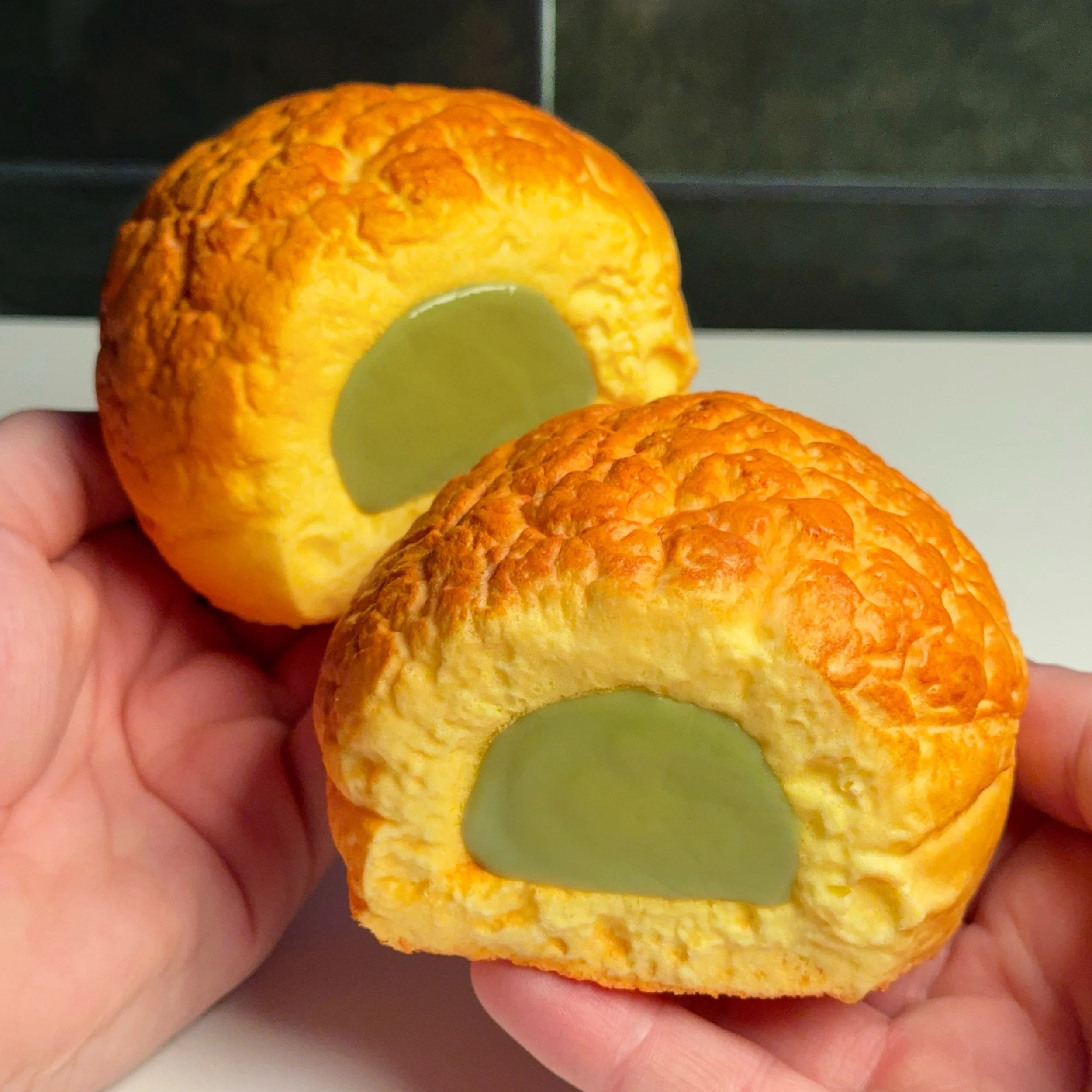 Matcha Cream Puff Squishy