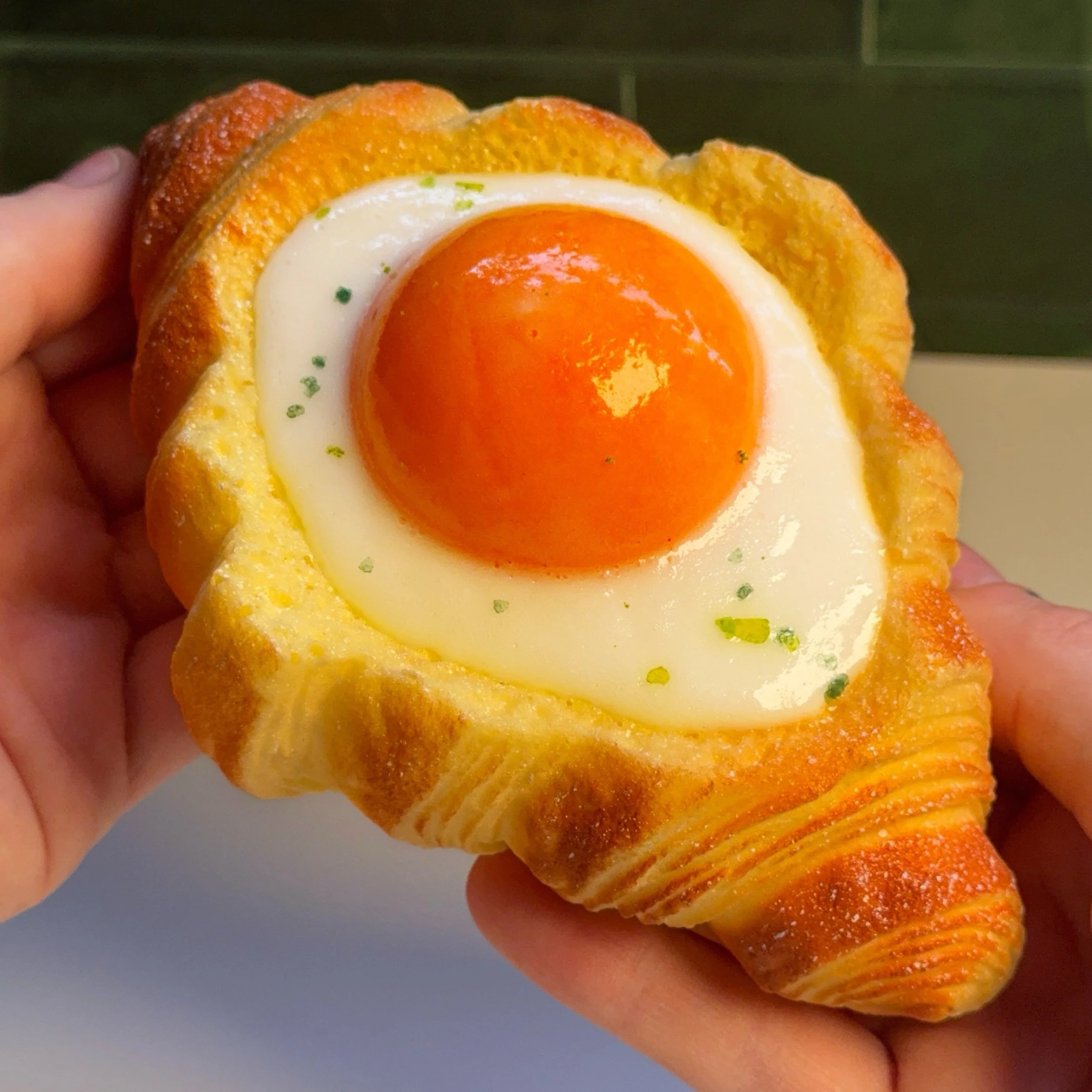 Eggy Baked Croissant Squishy
