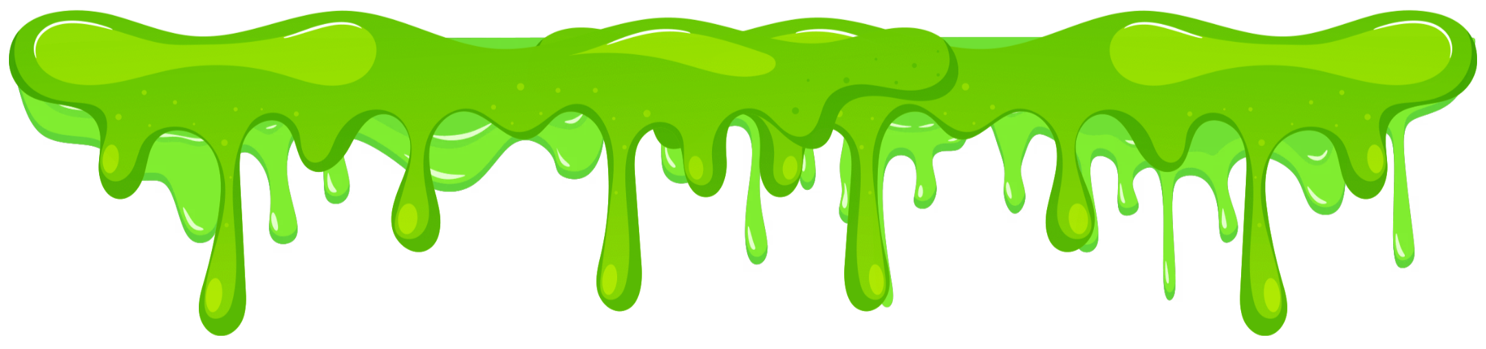 Green dripping slime graphic