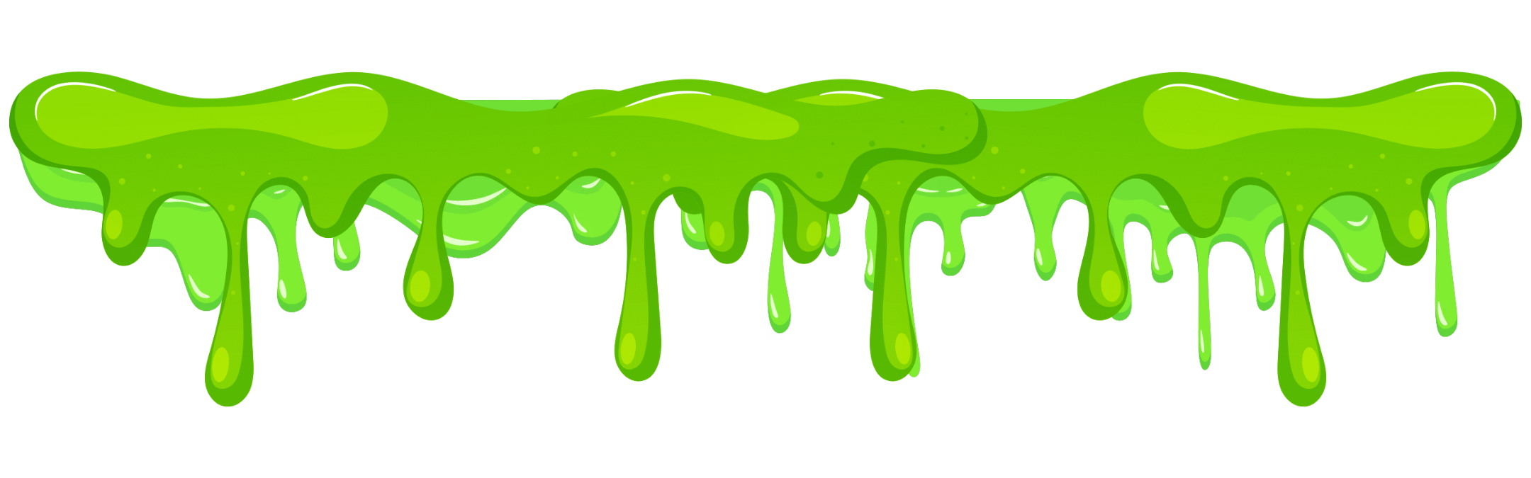 Green dripping slime graphic