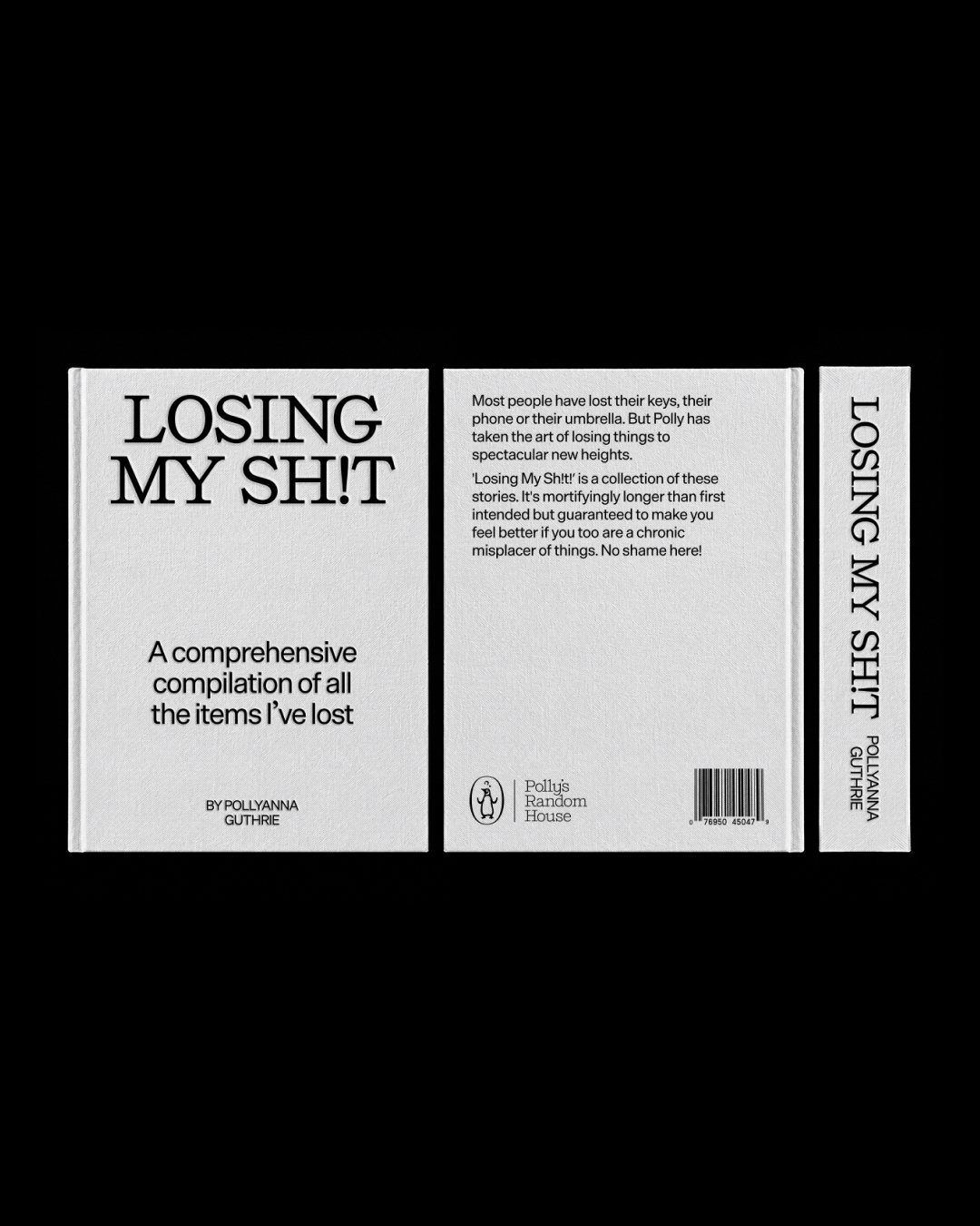'Losing My Sh!t' DIY Book Cover